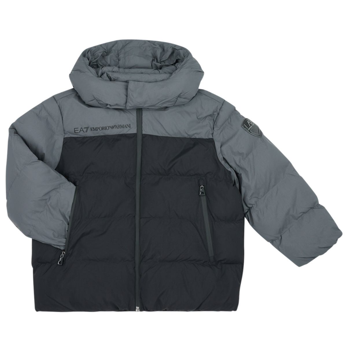 Emporio Armani EA7 - WINTER JACKET - Black / Grey