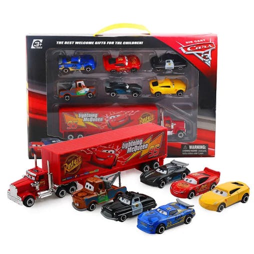 NNEOBA Disney Pixar Cars Diecast Toy Set (7PCS)
