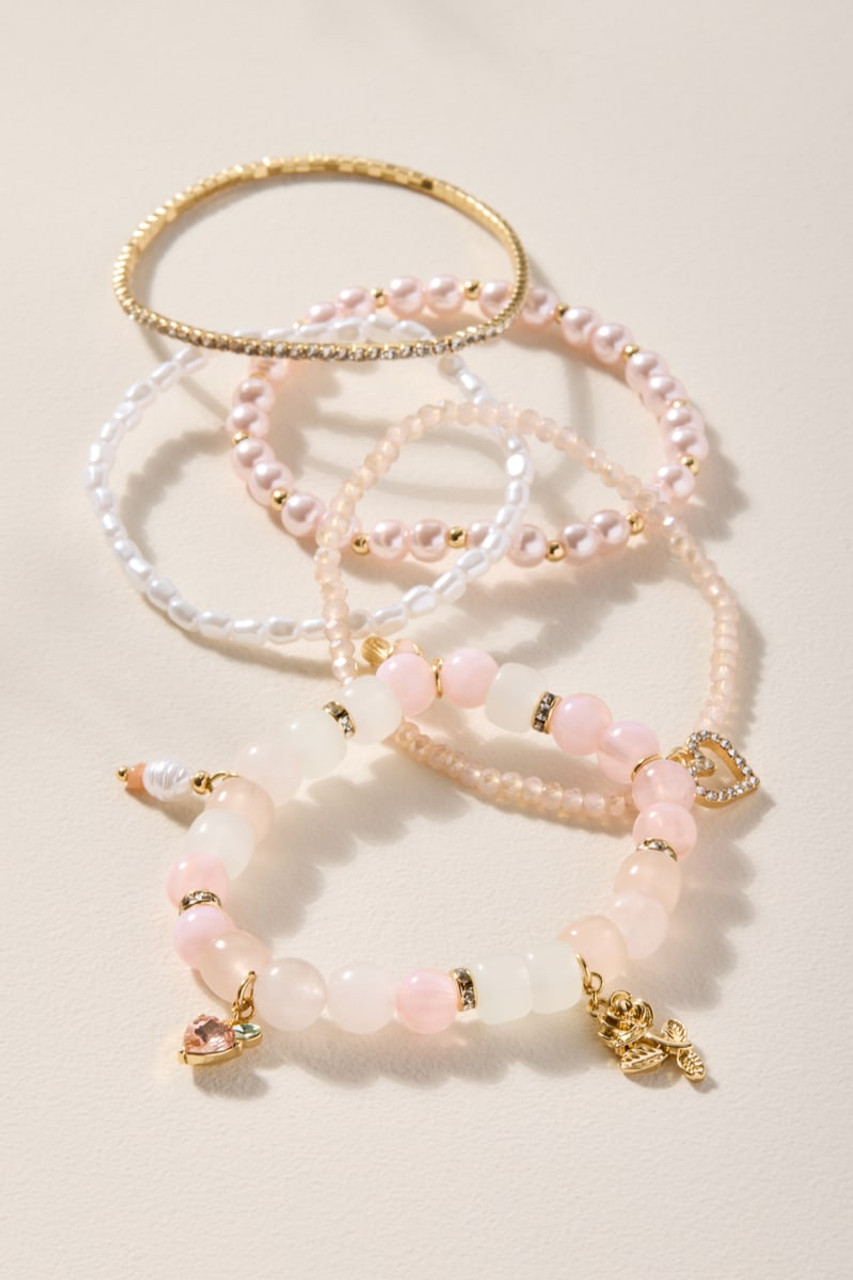 Marla Pearl Beaded Bracelet Set