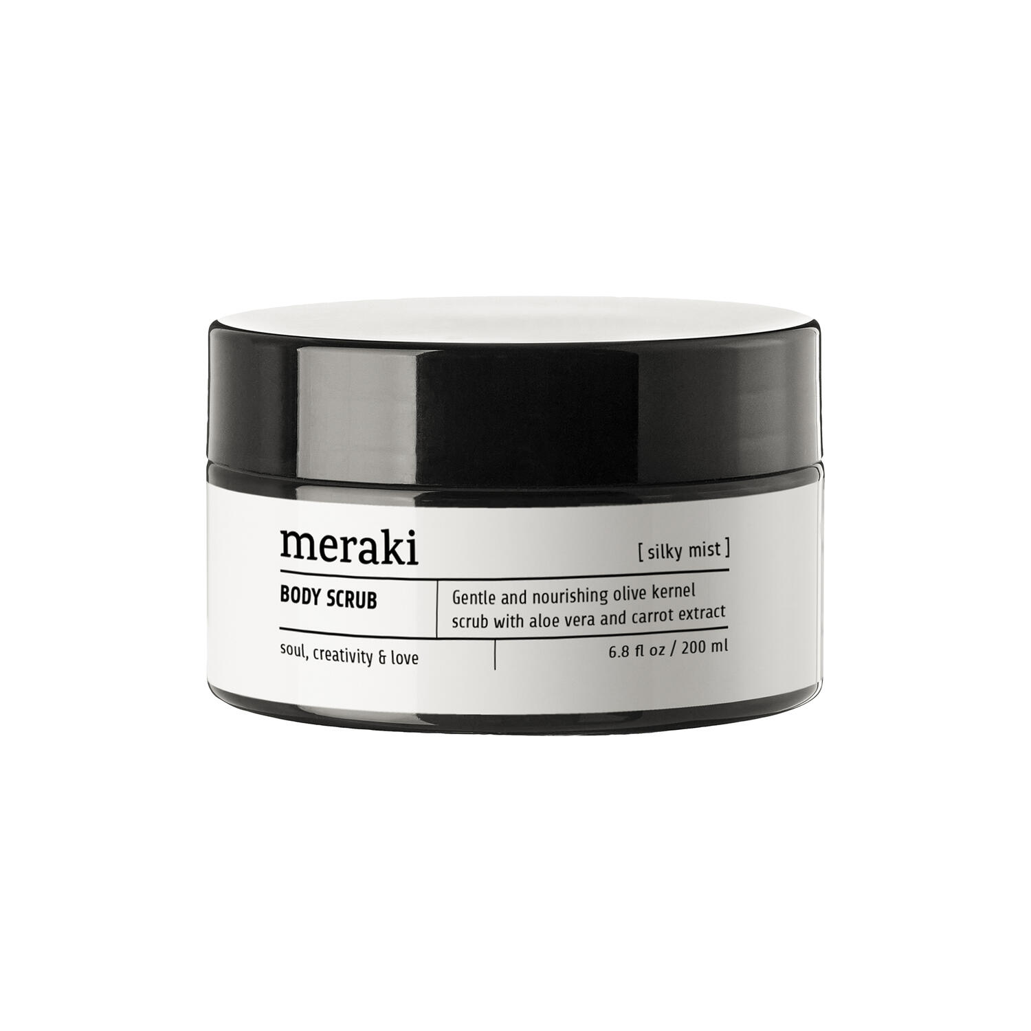 Body scrub, silky mist