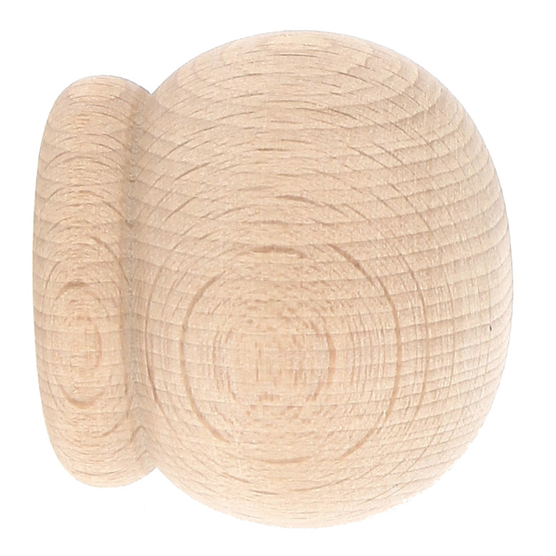 Embout de fermeture pour tringle en bois Anglais brut Ø 28 mm 2 pièces MOBOIS