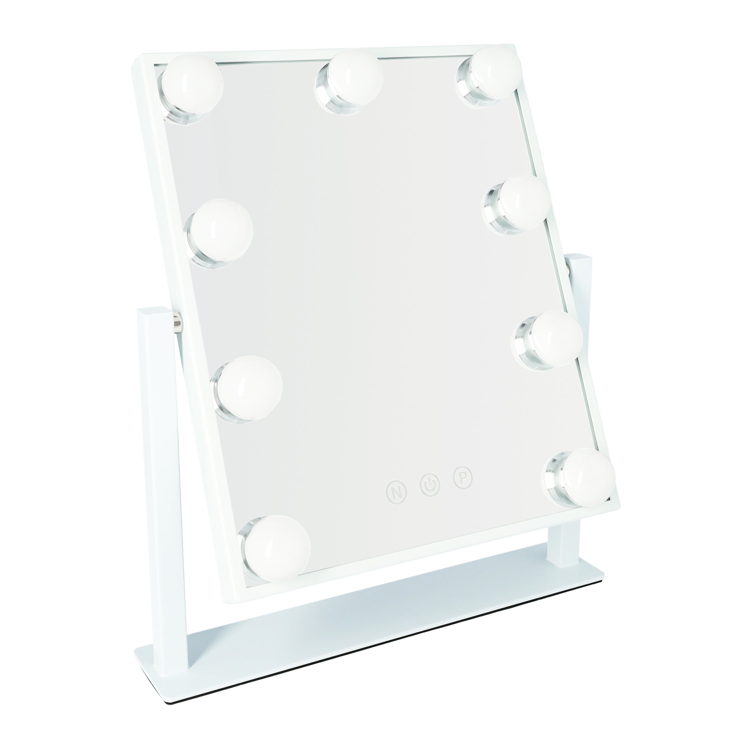 LYVION Make-up spiegel met led bulbs wit