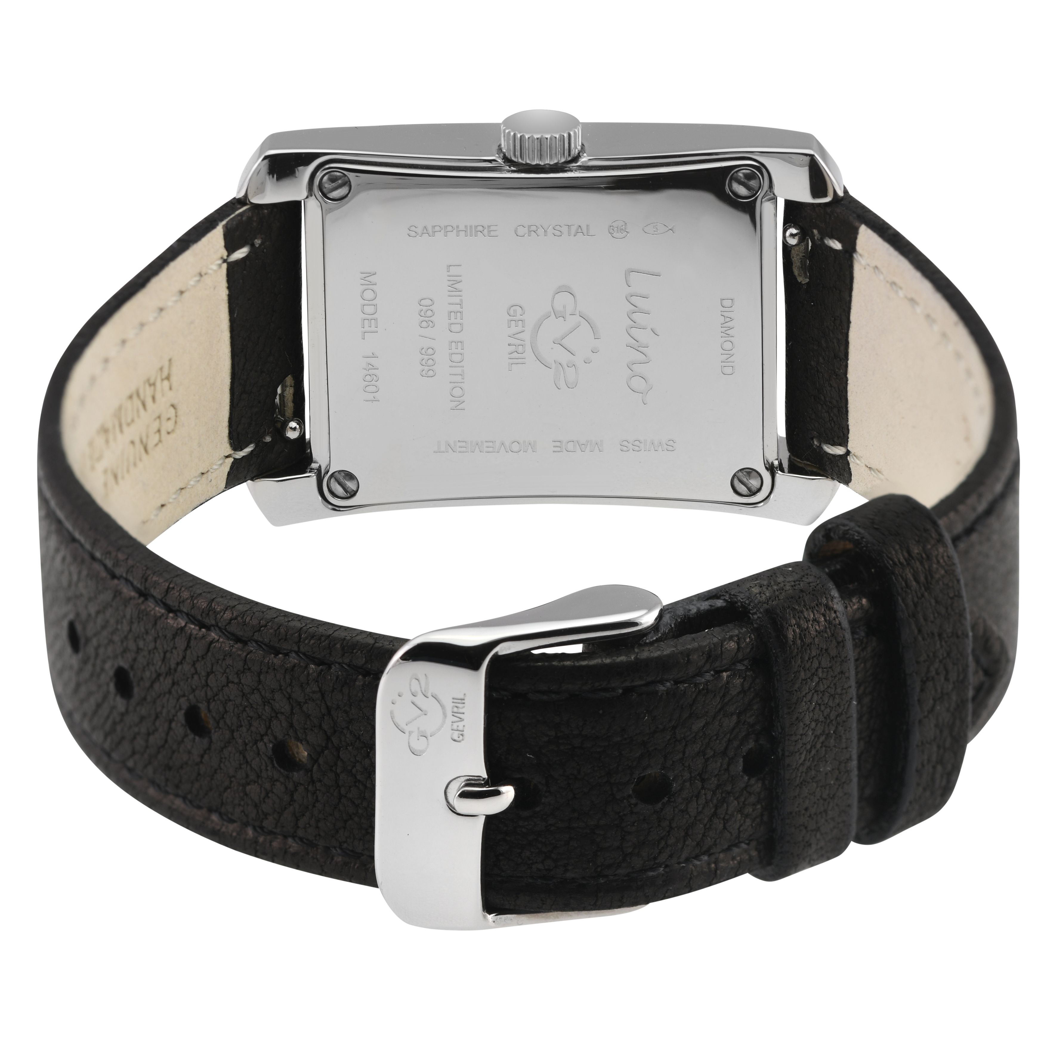 GV2 Luino Diamond 14601 Swiss Quartz Watch