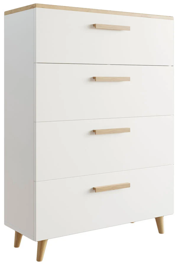 Komoda 80 cm z 4 szufladami - Luvon
