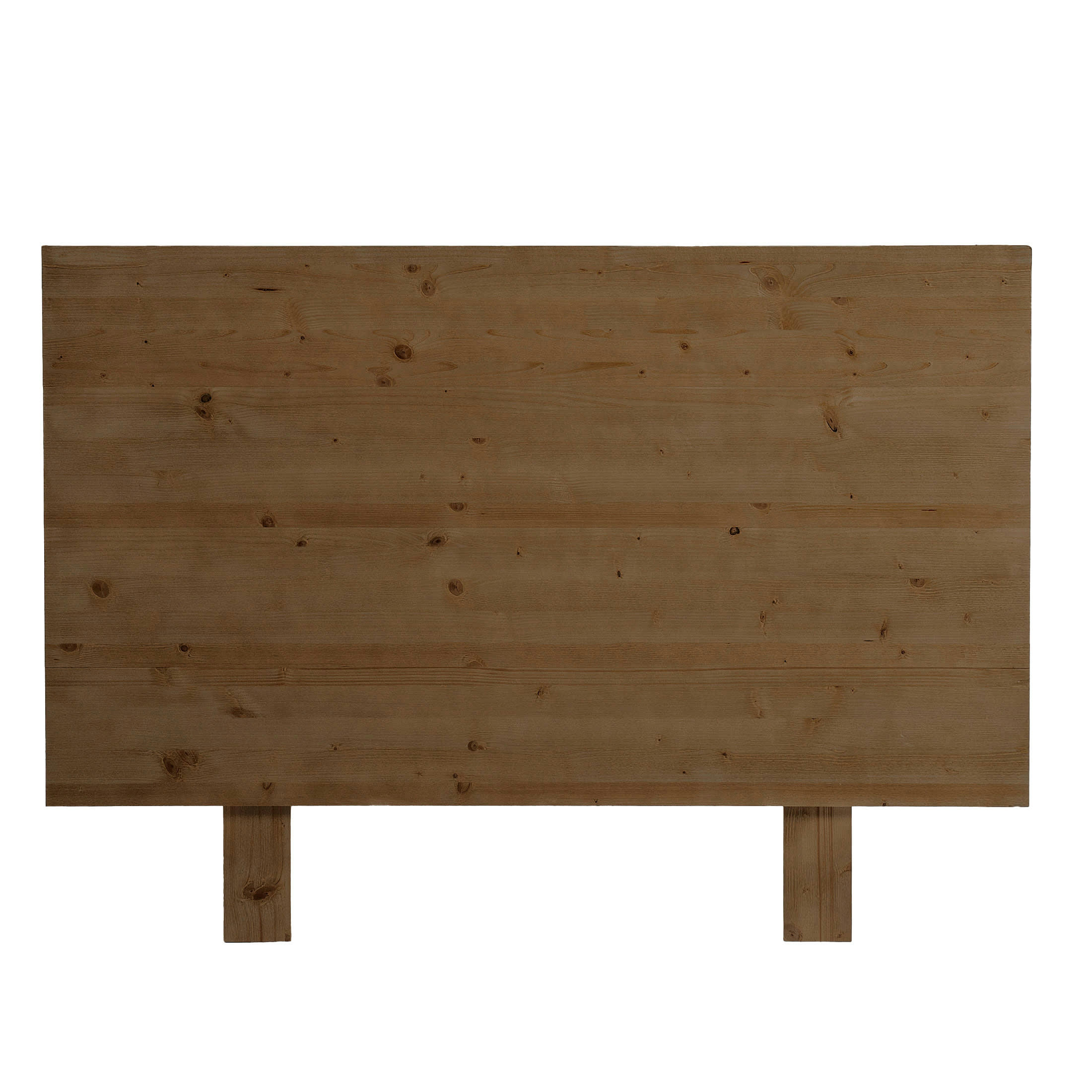 NALA - Tête de lit en bois d'épicéa massif de couleur marron pour lit 150 cm