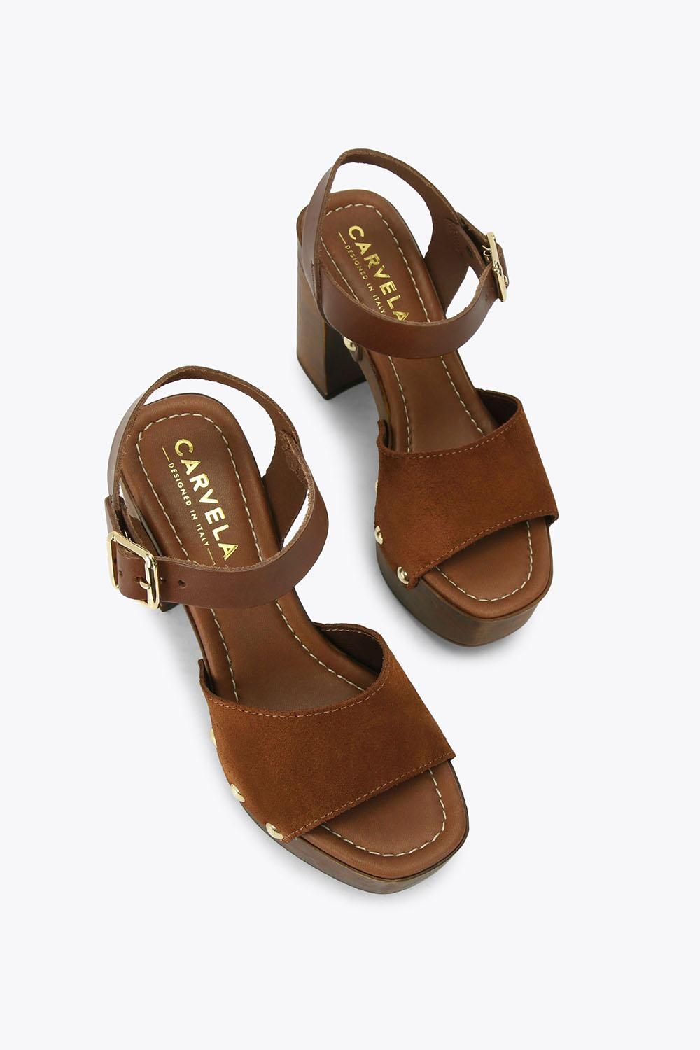 Carvela Festa Block' Suede Heels