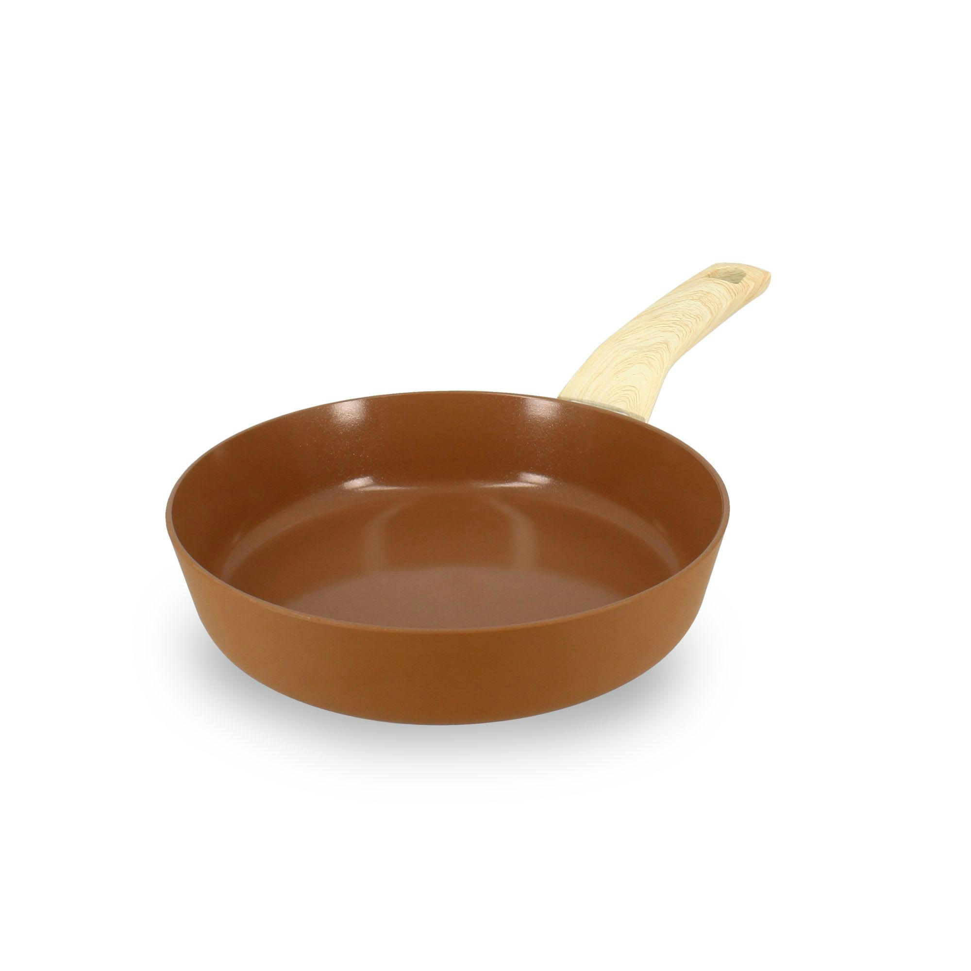 COLORAMA - Poêle en aluminium Ø20cm noisette - compatible induction