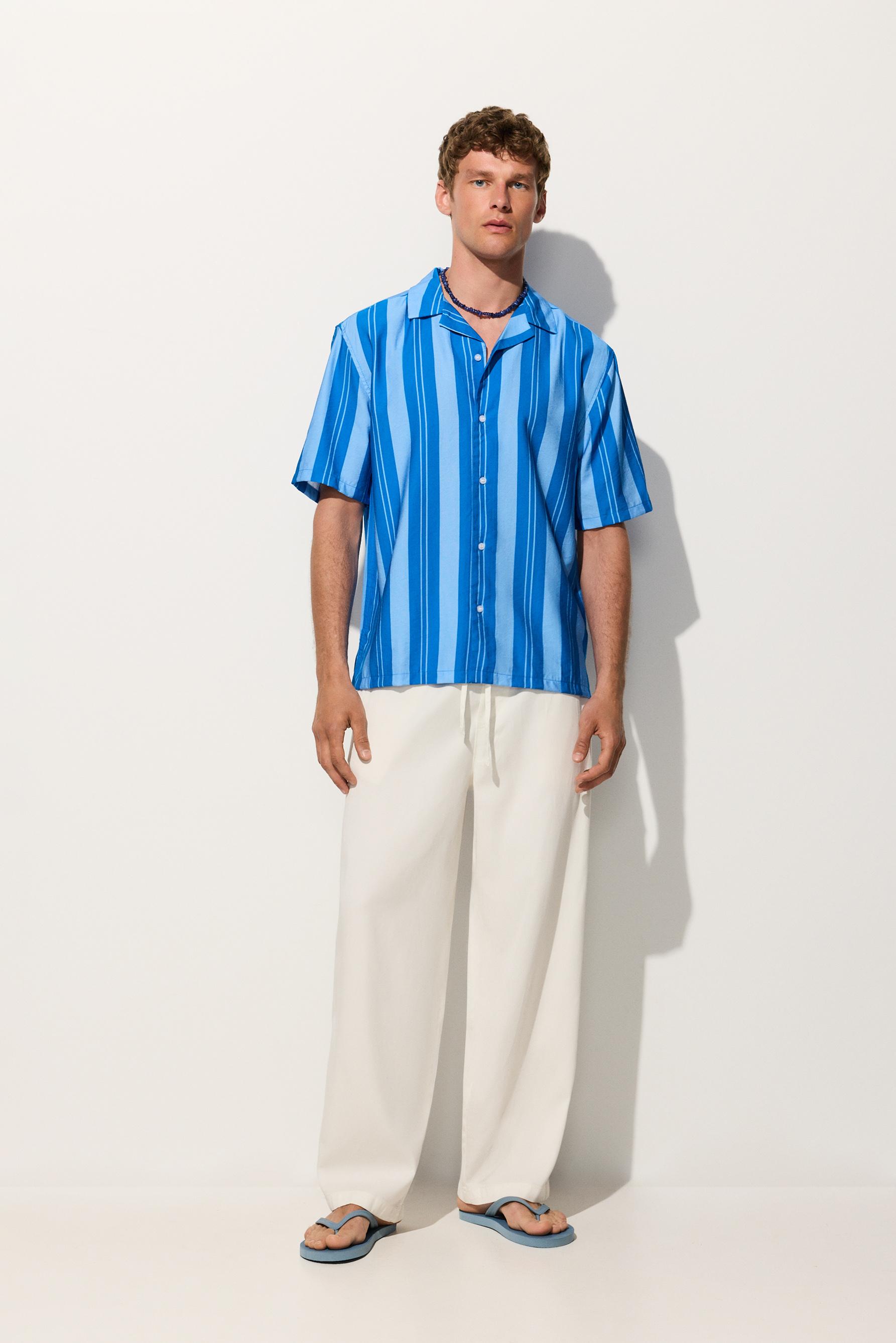 Hombre | Camisa rayas azules
