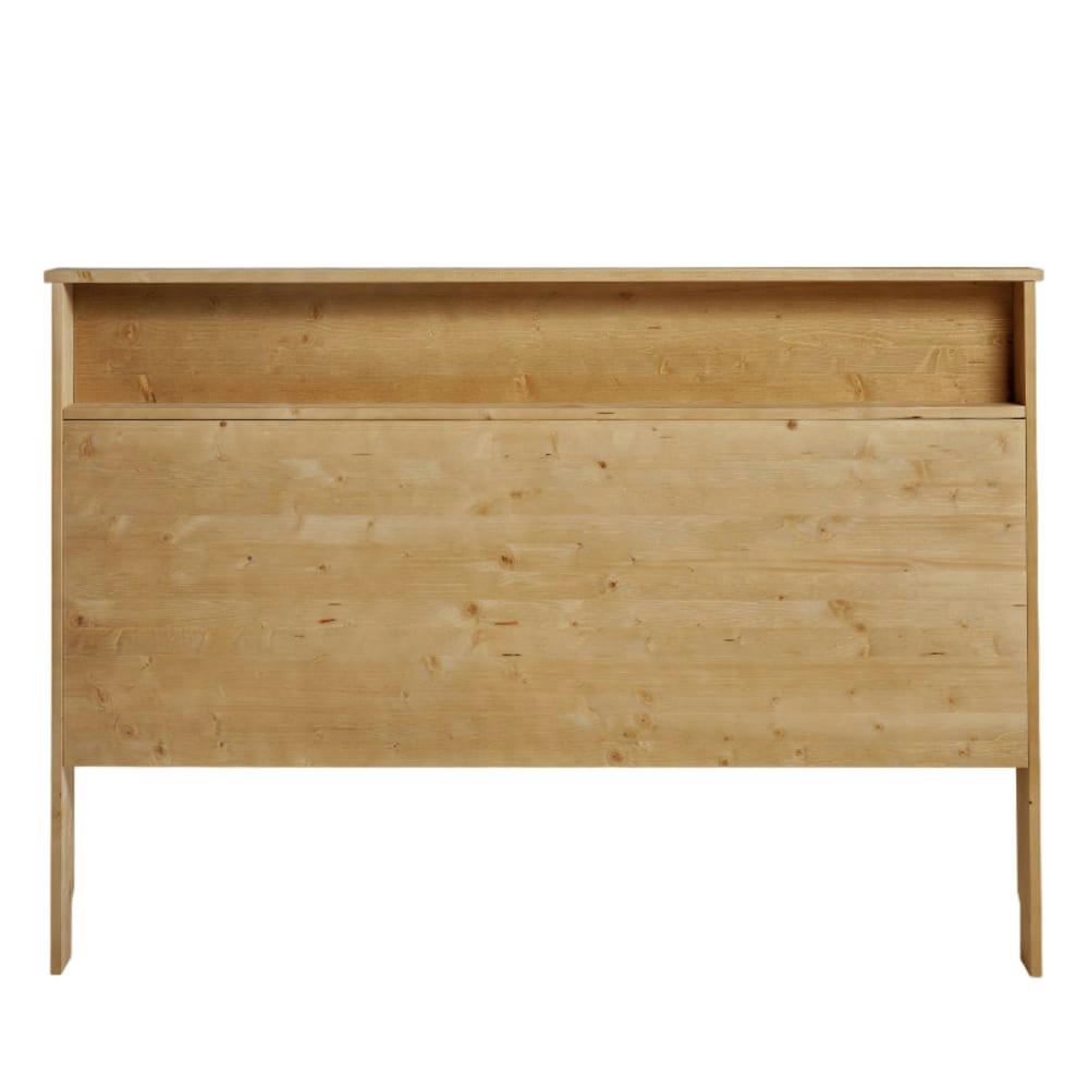 IGOR - Tête de lit avec rangement pour lit 135 cm en couleur marron clair