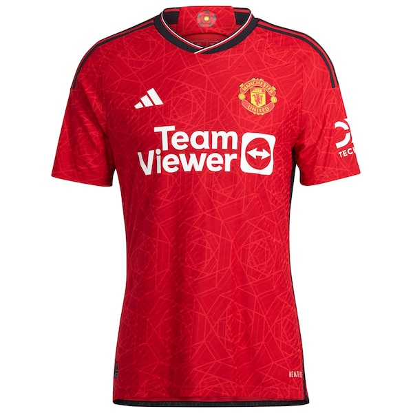 Manchester United adidas 2023/24 Home Authentic Jersey - Red