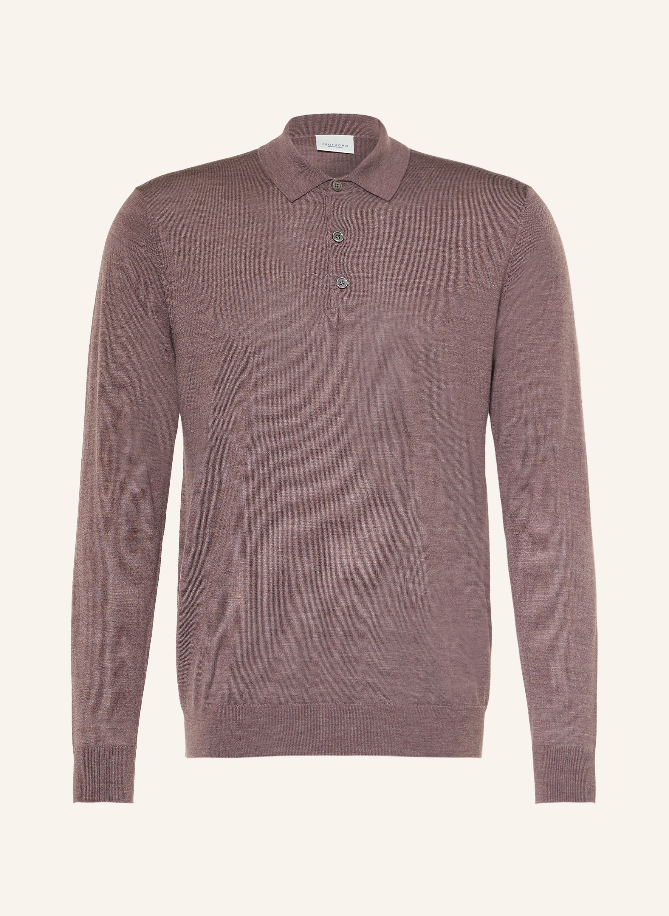 PROFUOMO Strick-Poloshirt
