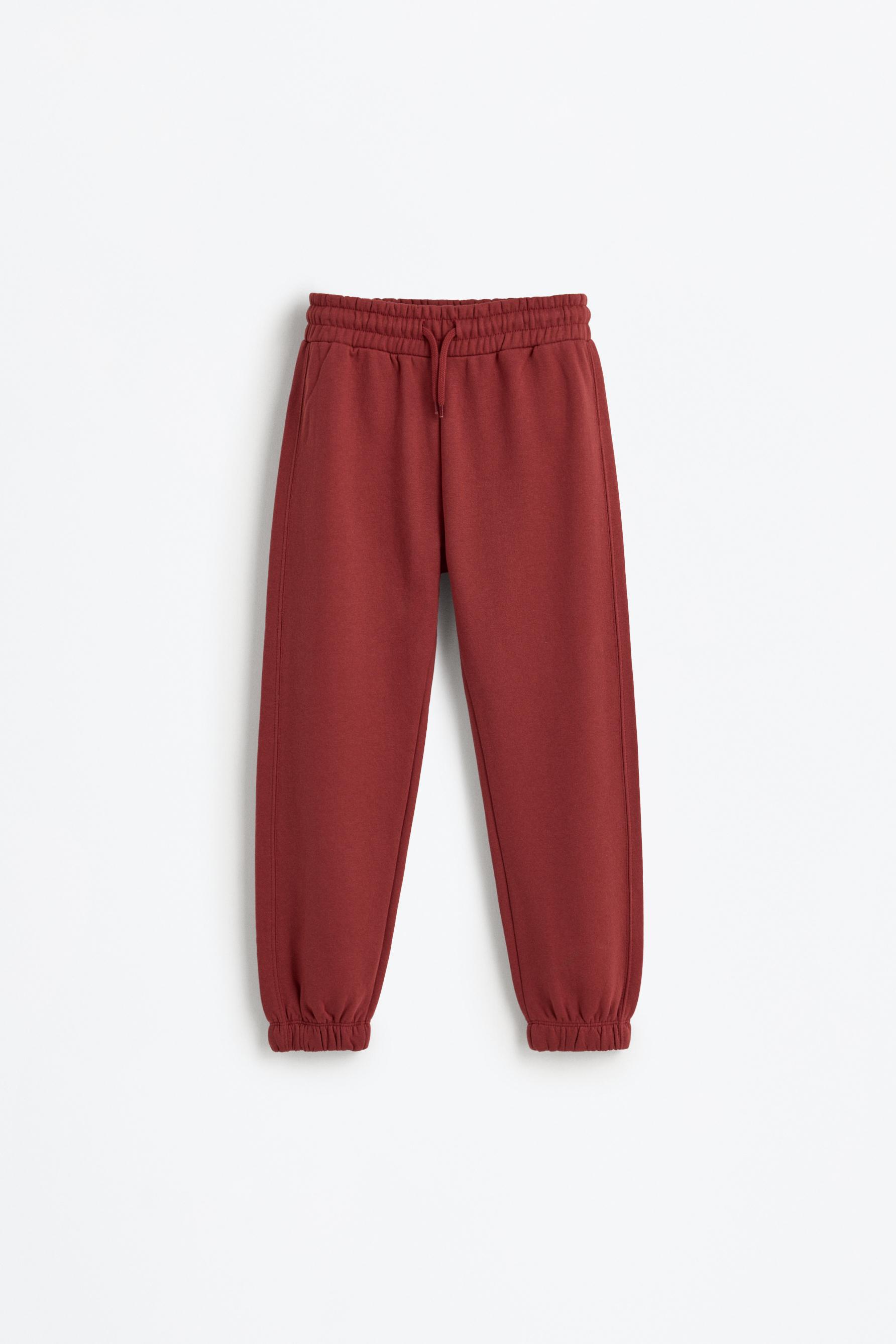 Pantalón de felpa liso