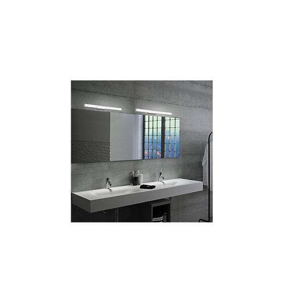 Applique LED pour miroir de salle de bain - Lumière blanche froide (5700K) - 50cm - Modèle Astra
