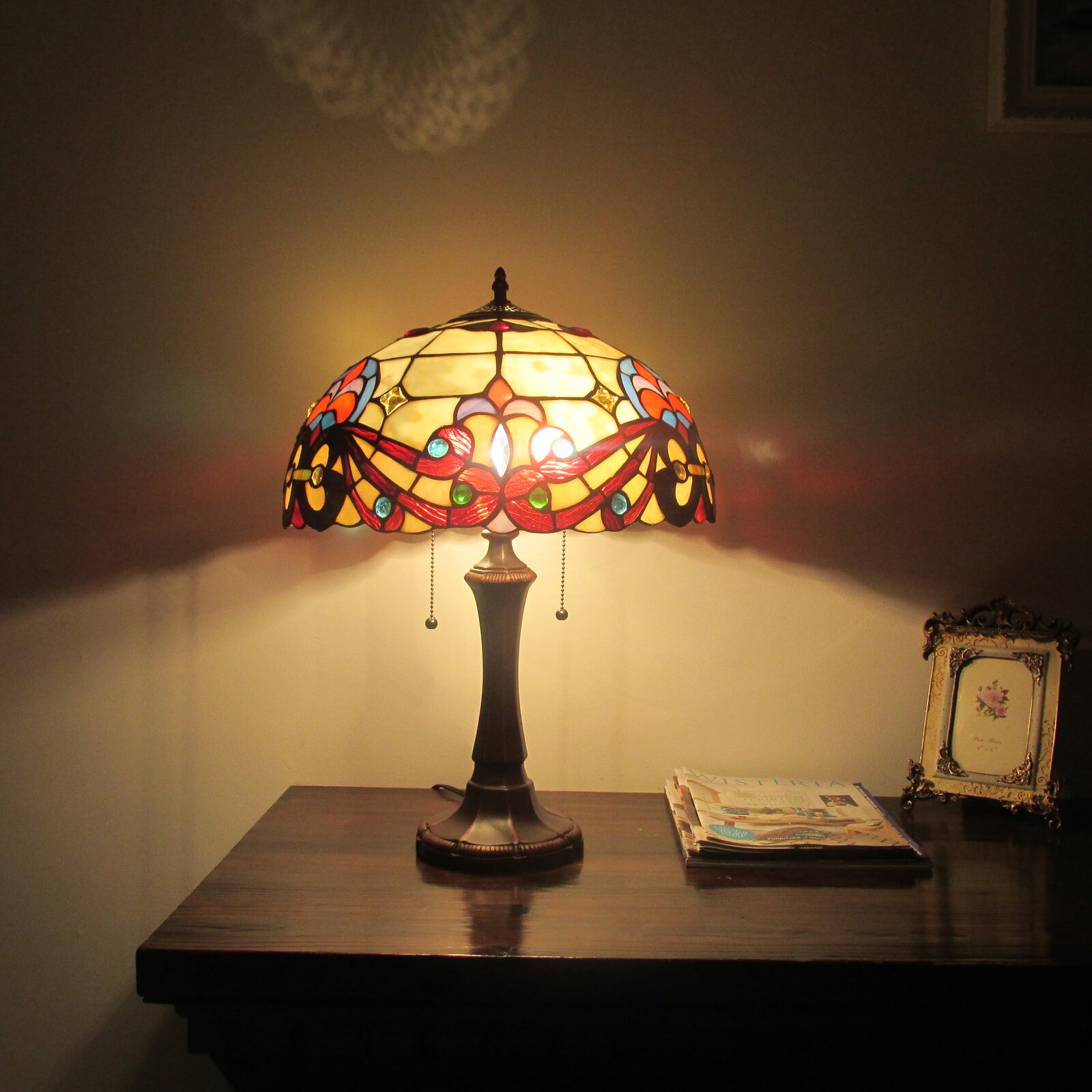Juan Tiffany 2 Light Victorian 22