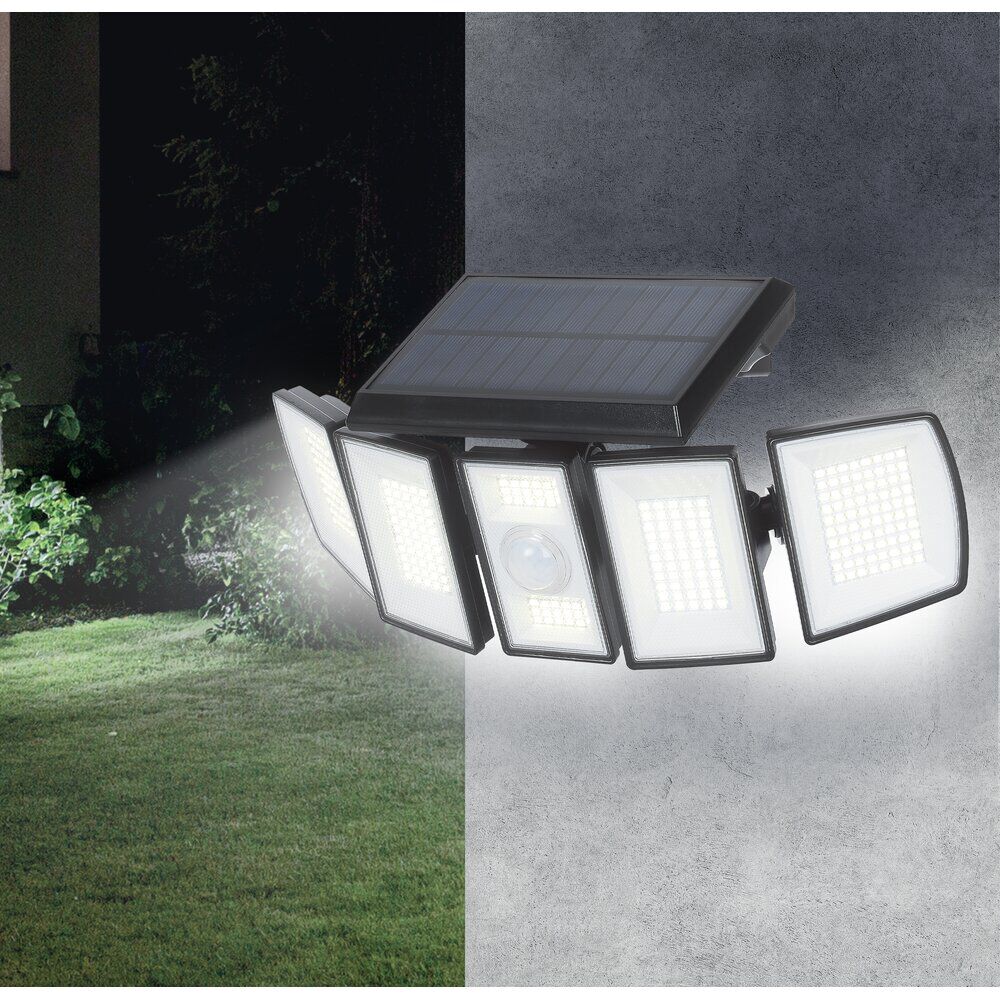 Projecteur LED mural solaire autonomie 10H