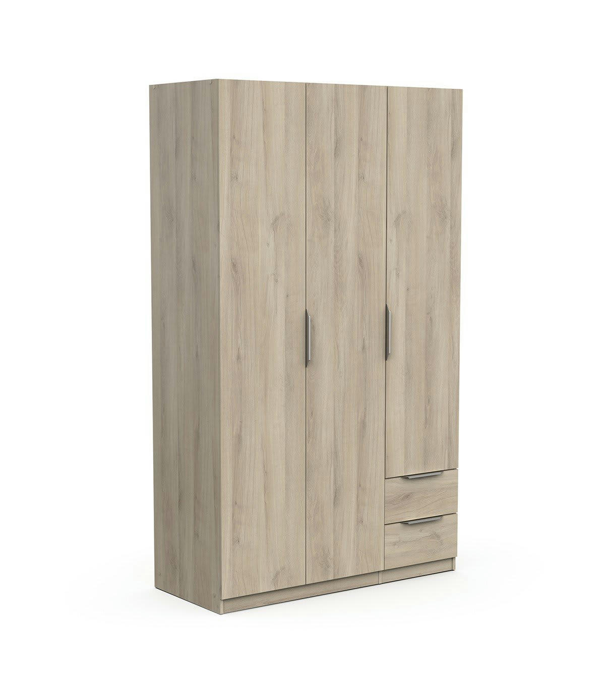 GHOST - Armoire 3 portes et 2 tiroirs - L119,4 cm