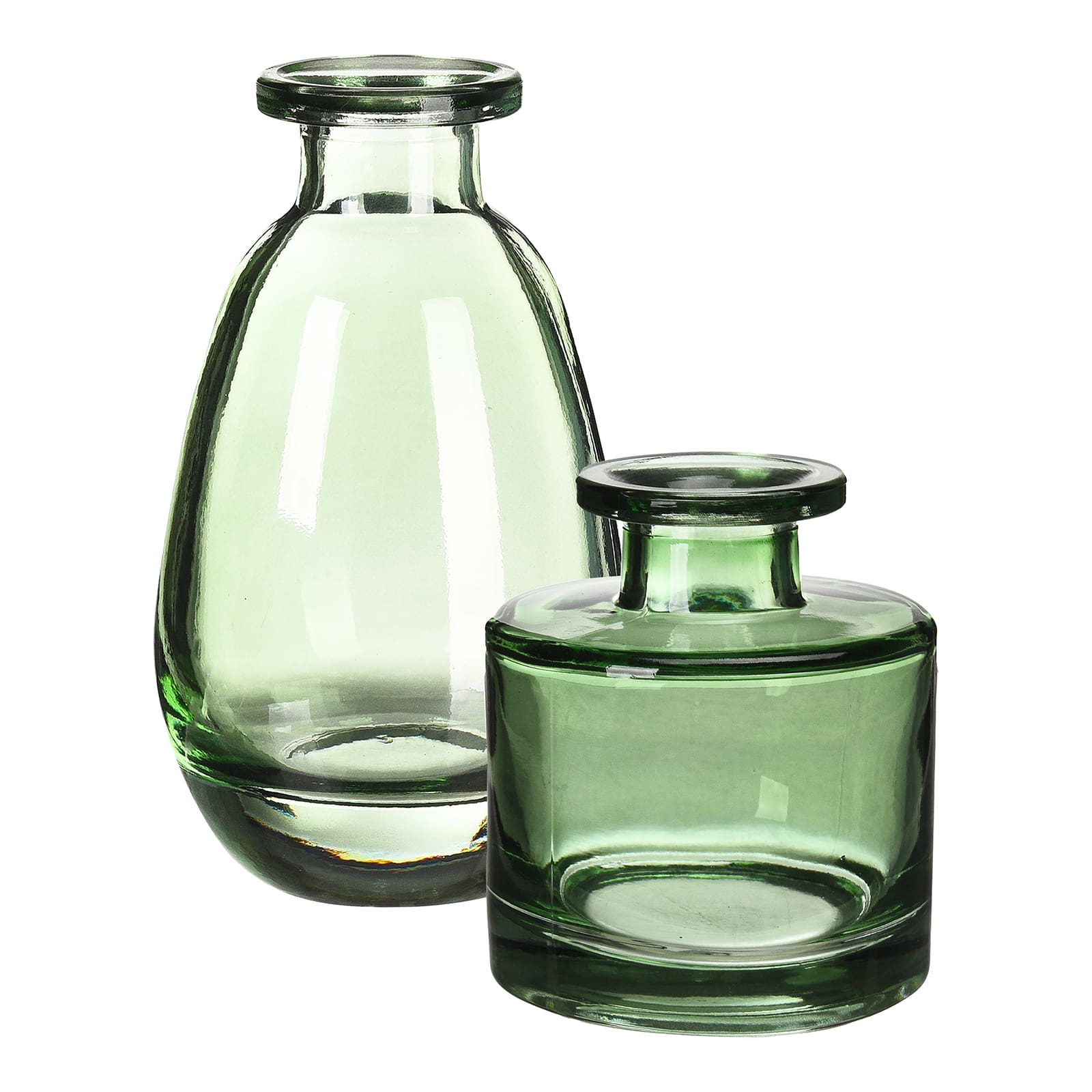 Mini-Vasen-Set Grün, 2 -tlg.
