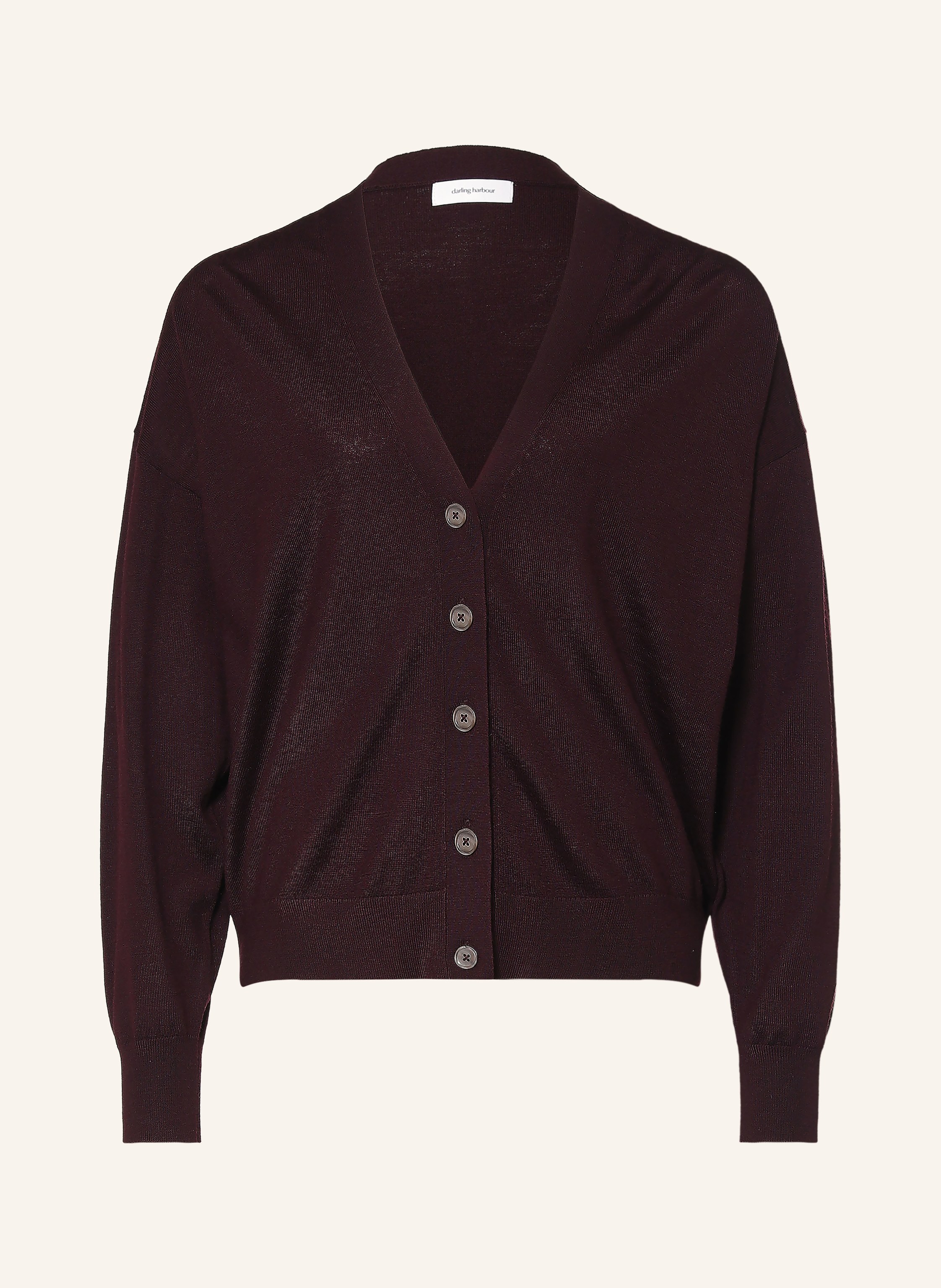 darling harbour Strickjacke aus Merinowolle