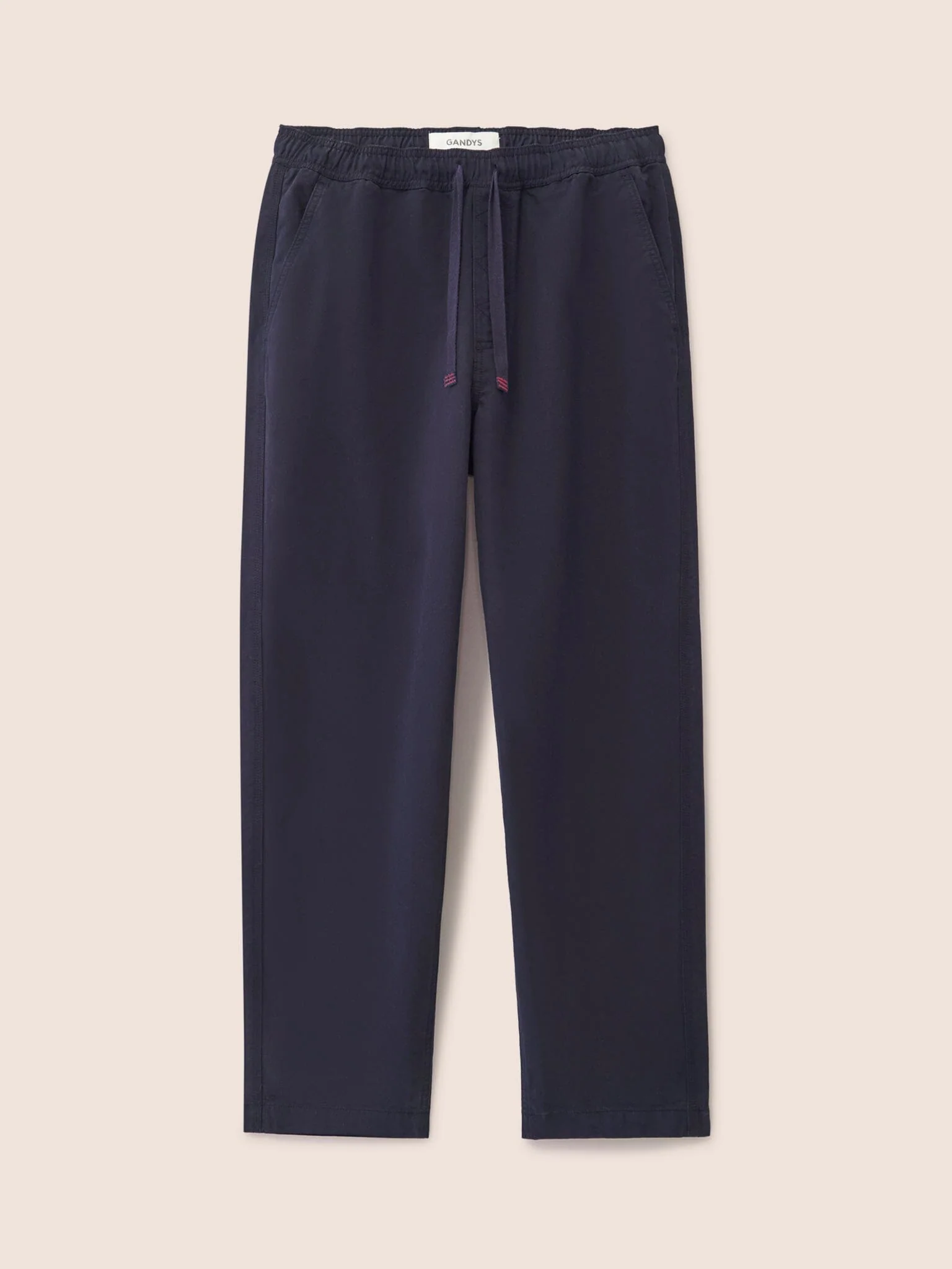 Navy Bombay Elasticated Waist Trousers