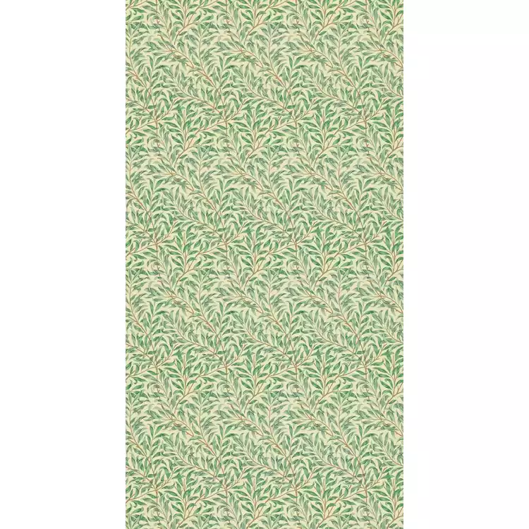 Morris & Co. Willow Bough Minor Leaf Green Floral Wallpaper