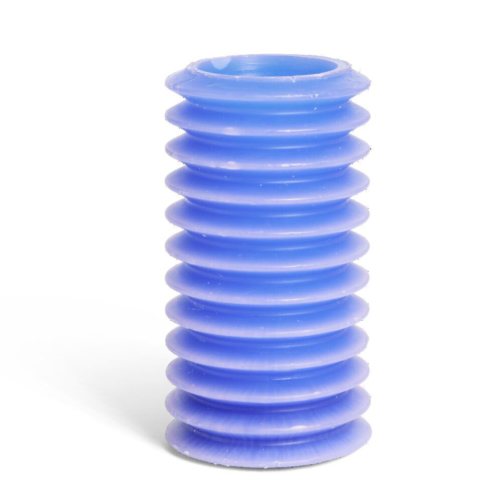 Bougie LED bleue Ø7,5xH14cm