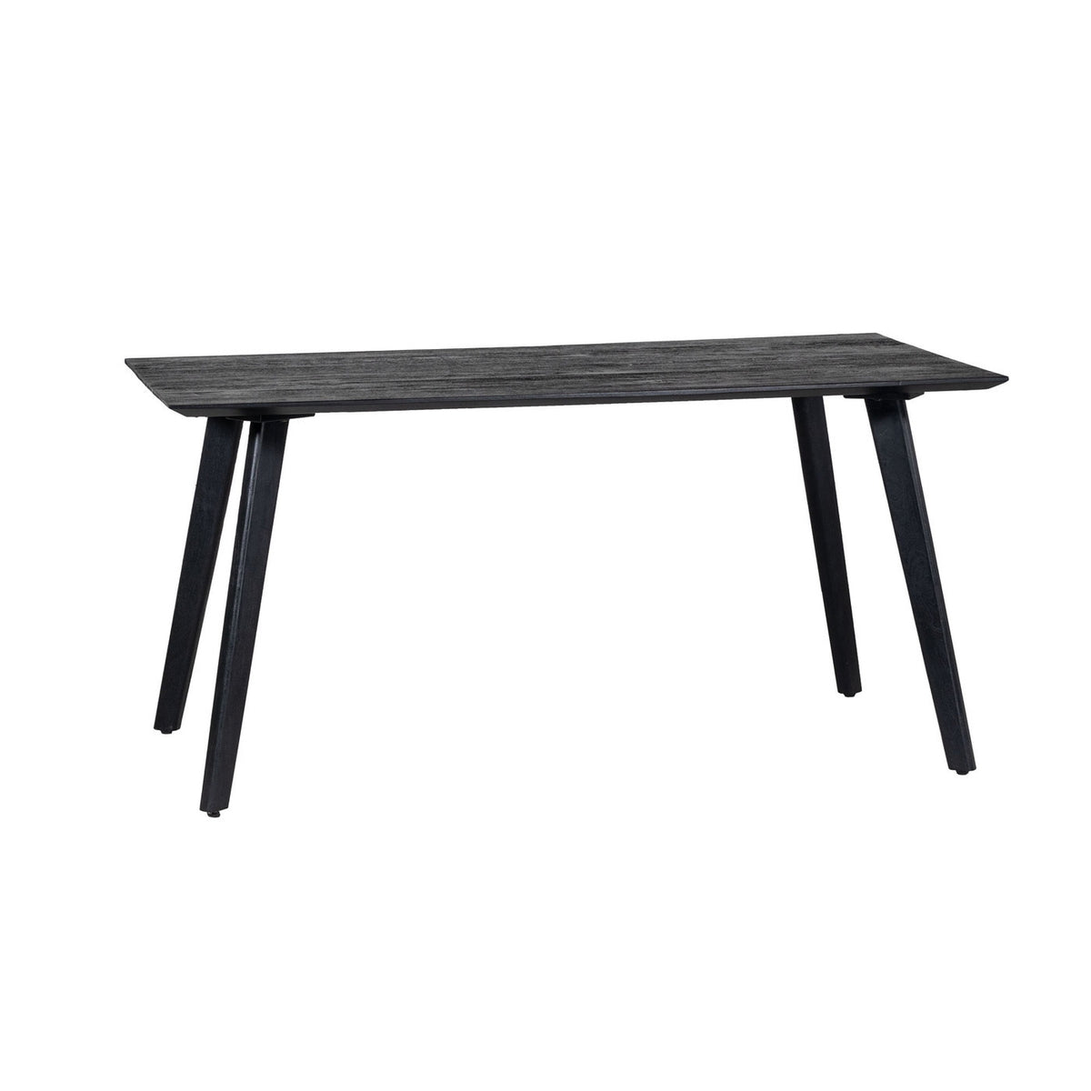 Giga Meubel Eettafel Oslo - Zwart Mangohout - 160x90x76cm
