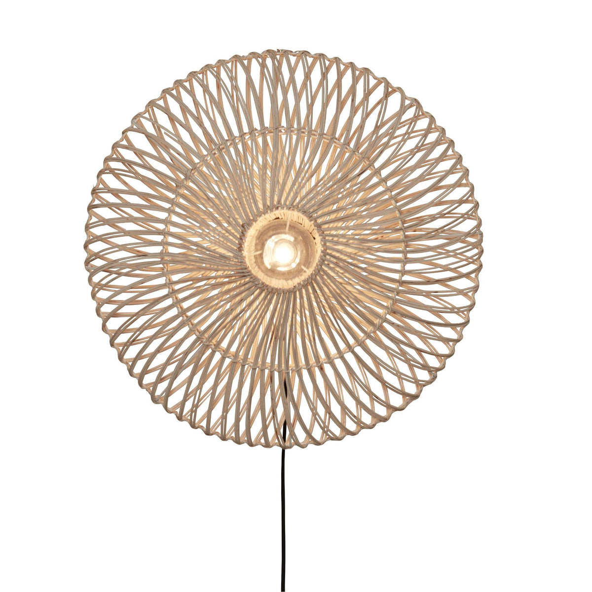 GOOD&MOJO wandlamp Zanzibar - wit - 55x55x14cm