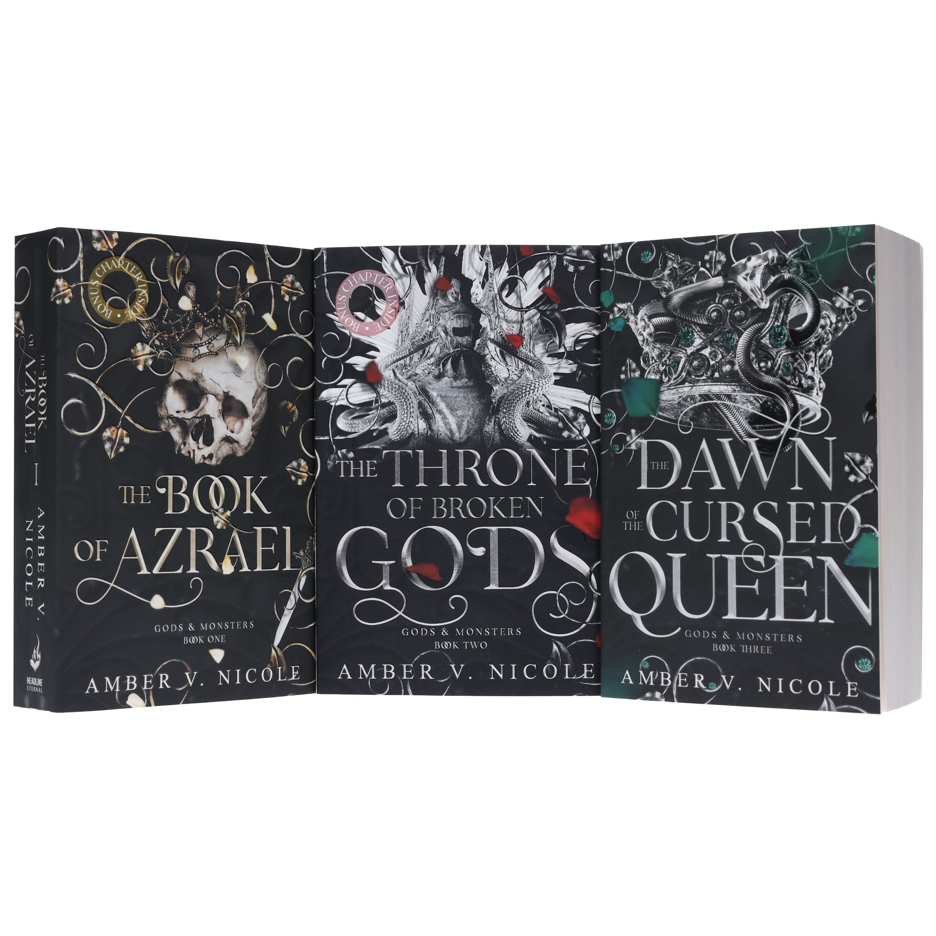 Gods & Monsters Series By Amber V. Nicole 3 Books Collection Set - Fiction - Paperback