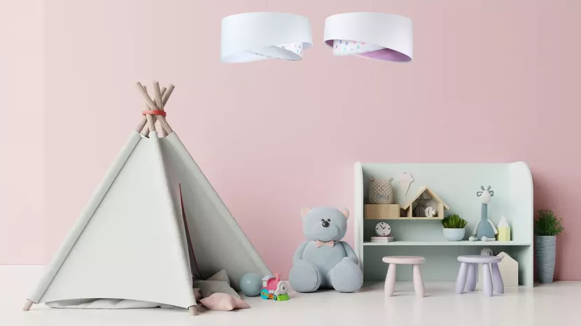 Lampa wisząca SPECK biała