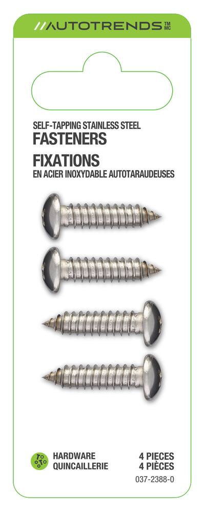 Self-Tapping License Plate Fasteners