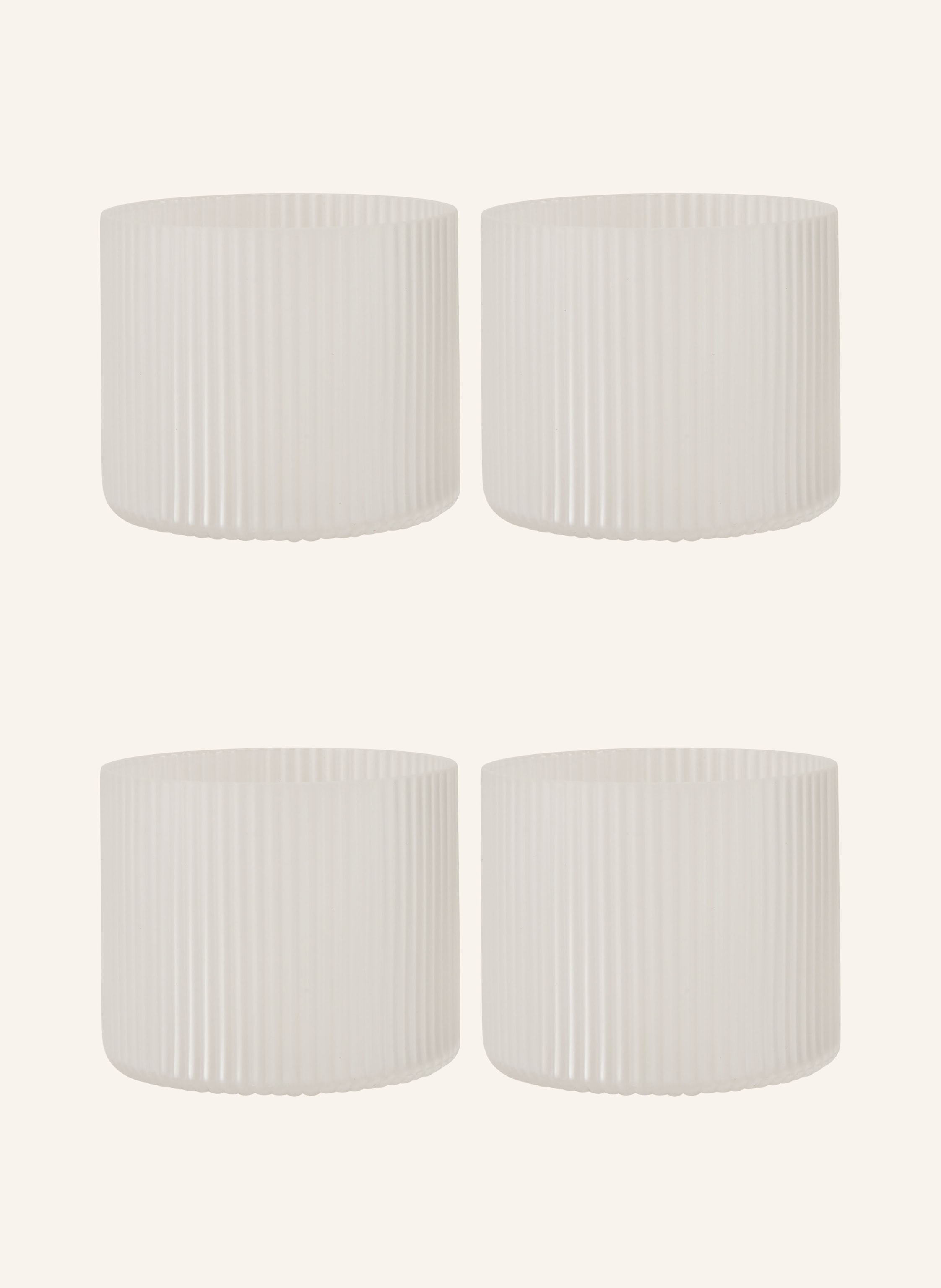 Ferm LIVING 4er-Set Trinkgläser RIPPLE