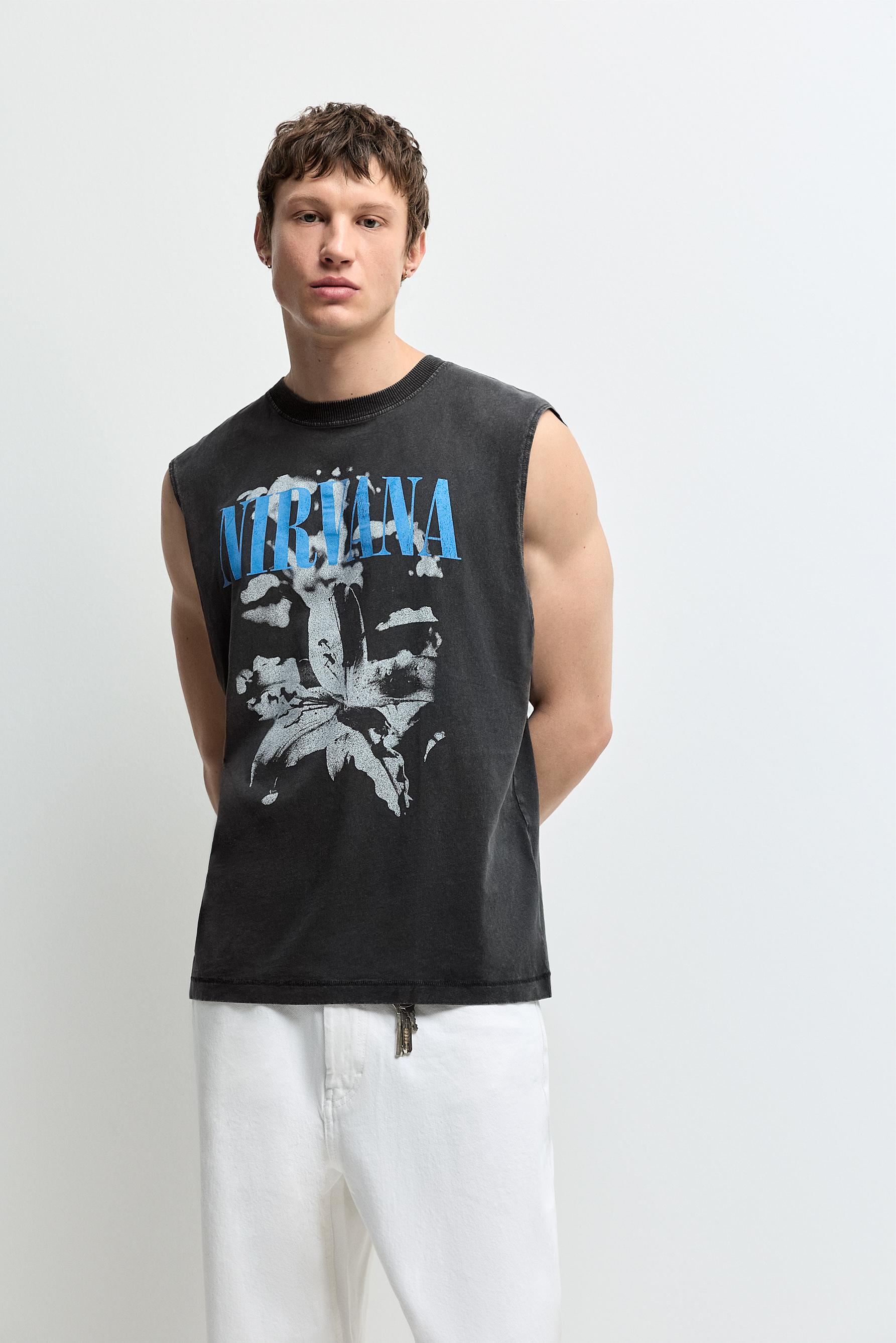 Camiseta Nirvana sin mangas