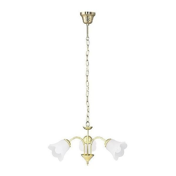 Lampa wisząca złoto-szkło opalizowane Rafaella 3xE14x15W Rabalux