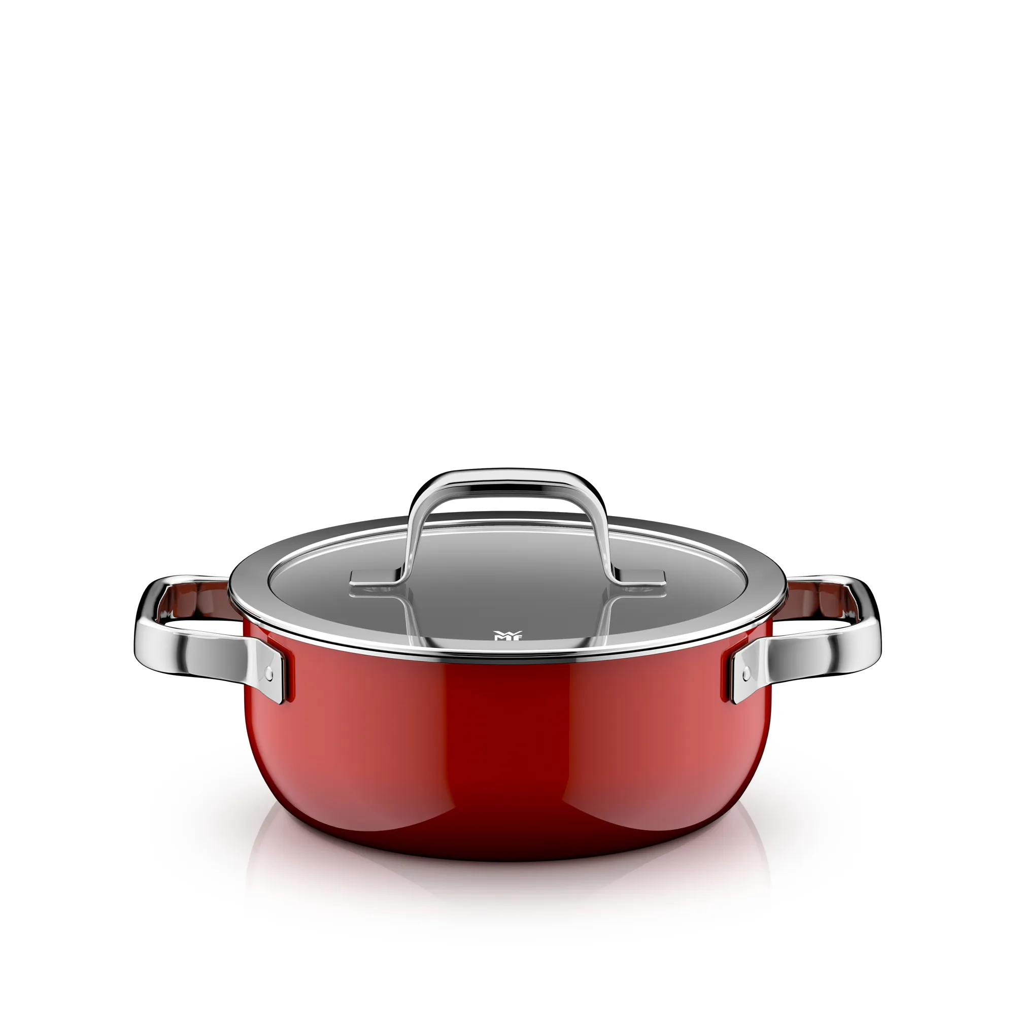 Fusiontec Mineral Pro, Braising Pan With Lid, 20 cm, Passion Red