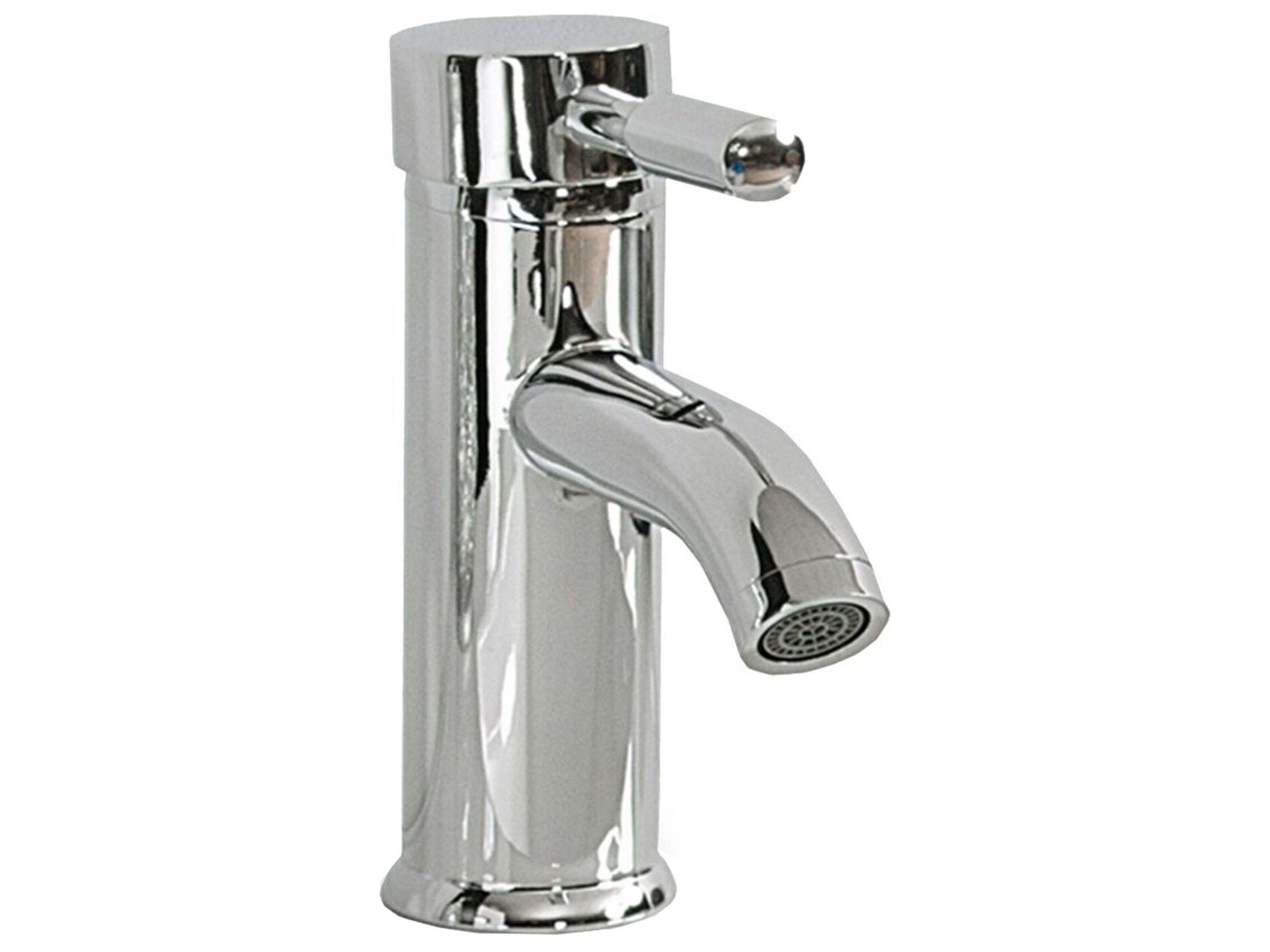 Basin Mixer Tap RUSUMO Brass Silver
