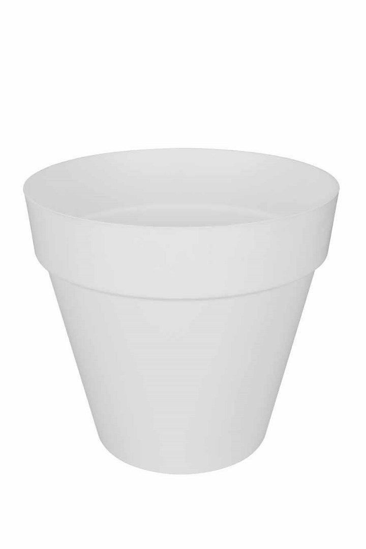 elho Loft Urban Round Bloempot 50 cm met Wielen - 100% gerecycled kuns