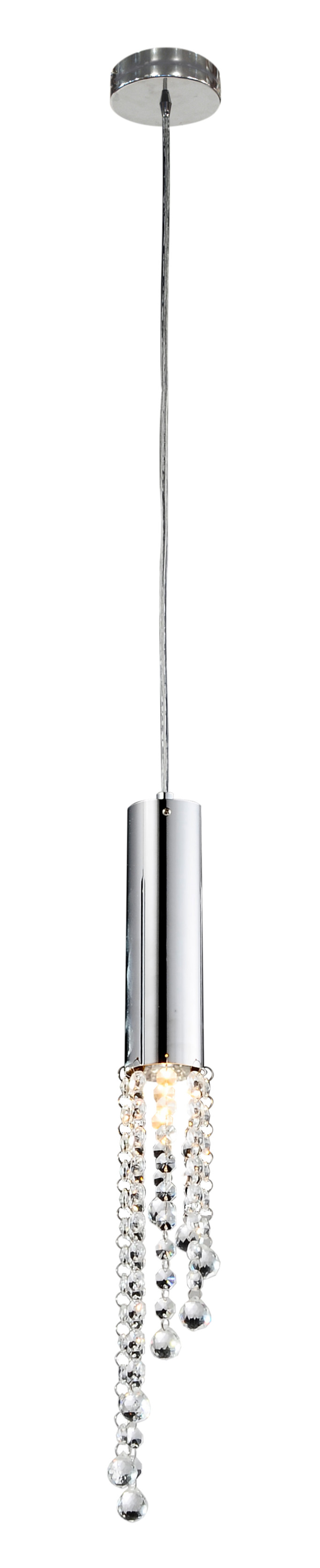 Lampa wisząca DUERO 1x3w led gu10 chrom bez żarówki