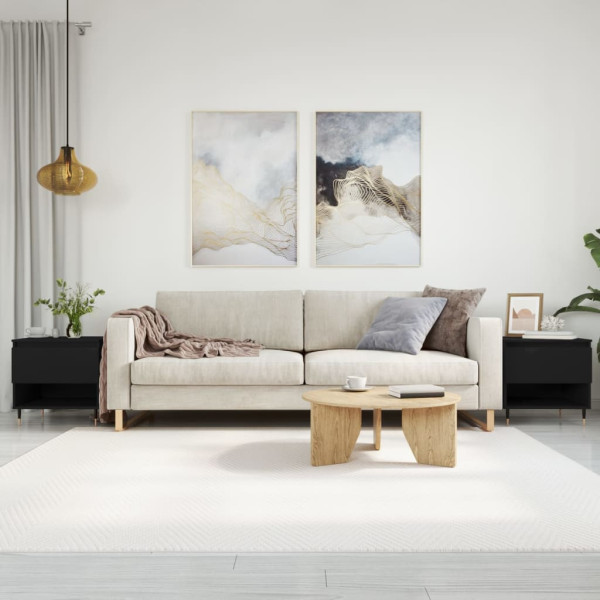 Stolik Kawowy Ława Stół Czarny 50x46x50 Szuflady Do Salonu Do Pokoju
