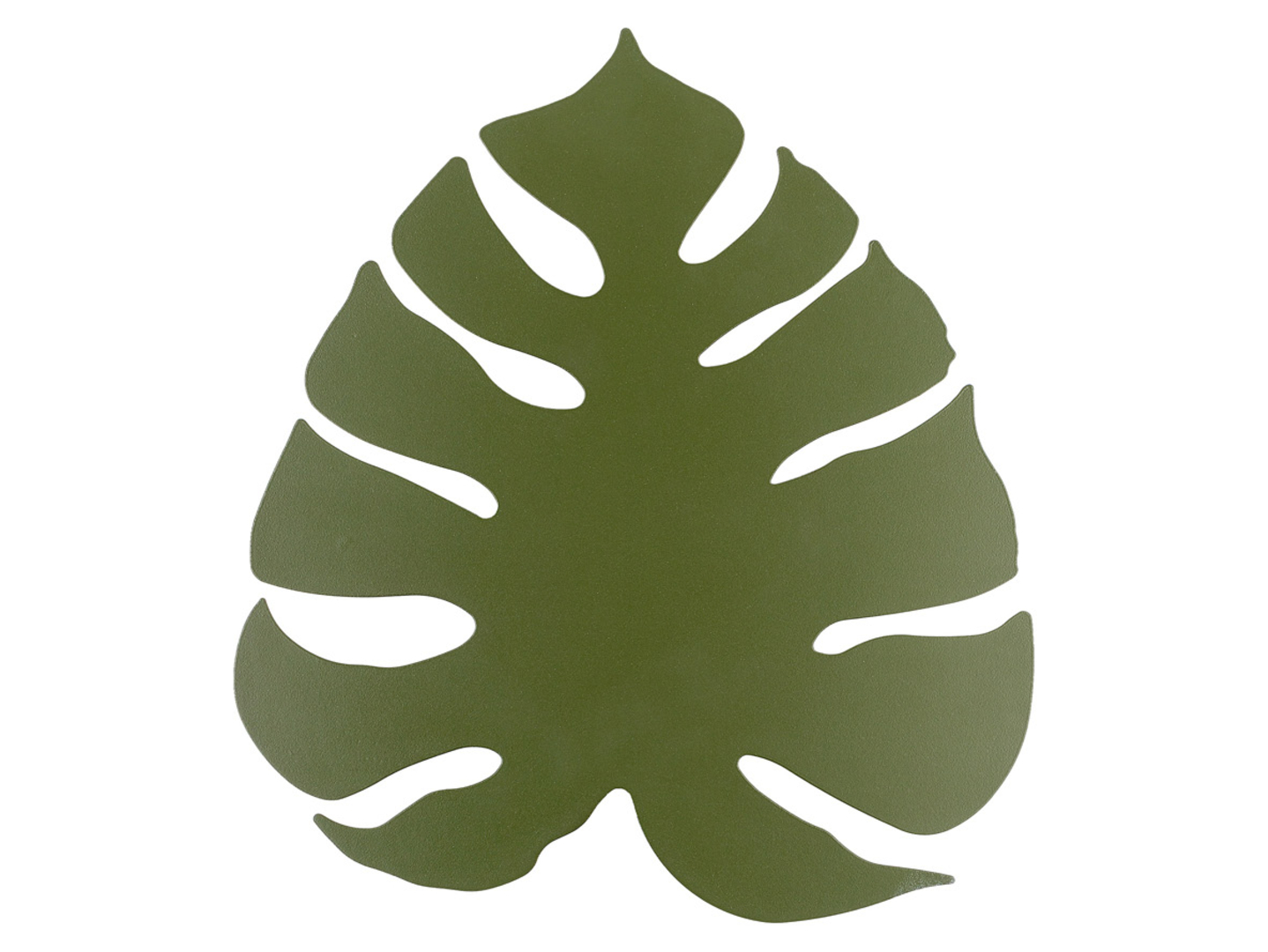 Kinkiet Monstera 4-punktowy metalowy zielony