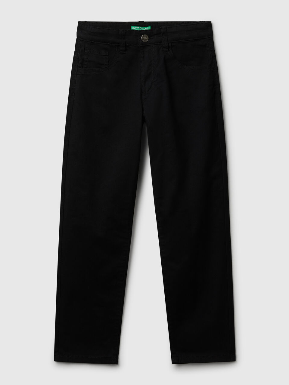 Stretch cotton trousers