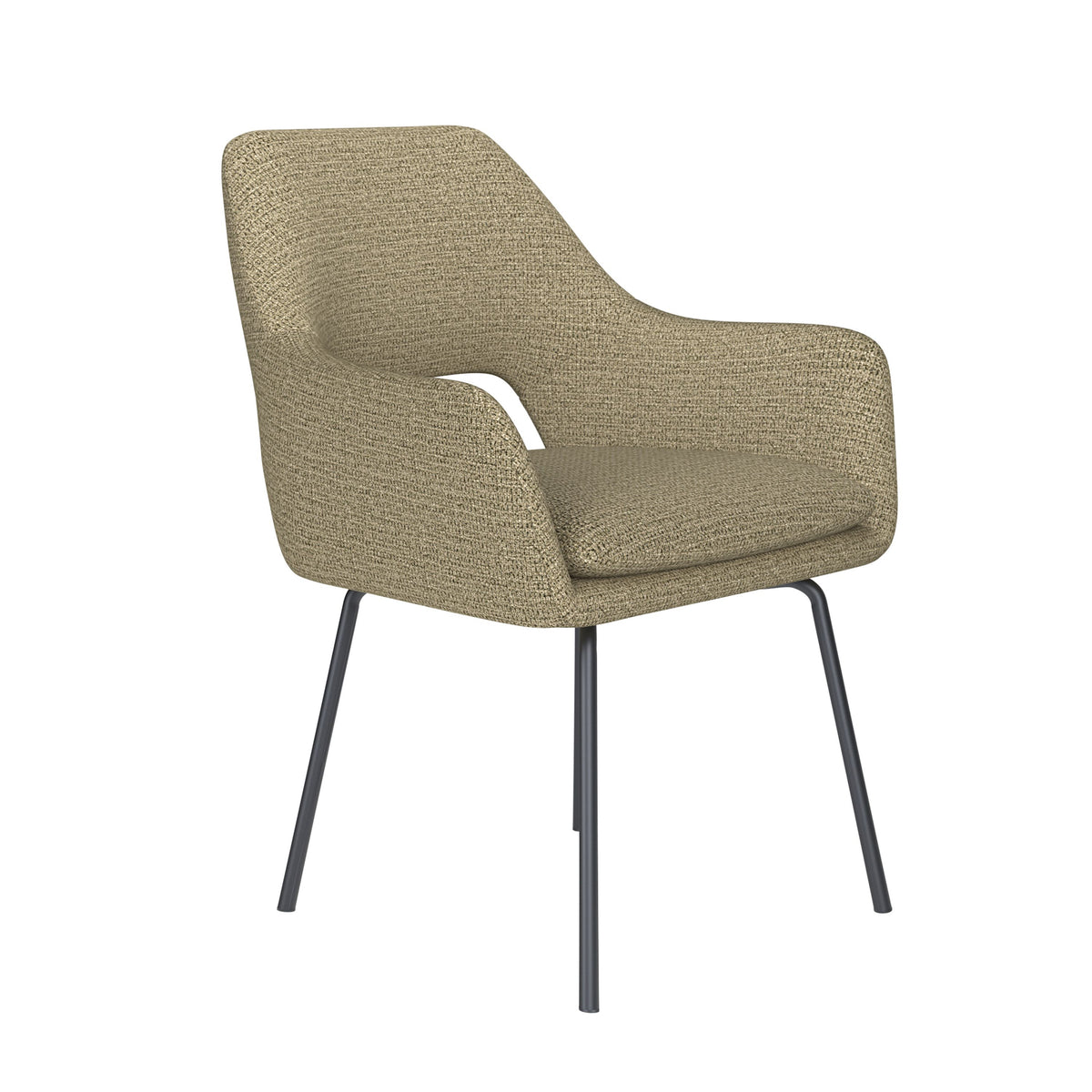 Housecraft Living Mos Eetkamerstoel Metaal Pistache groen