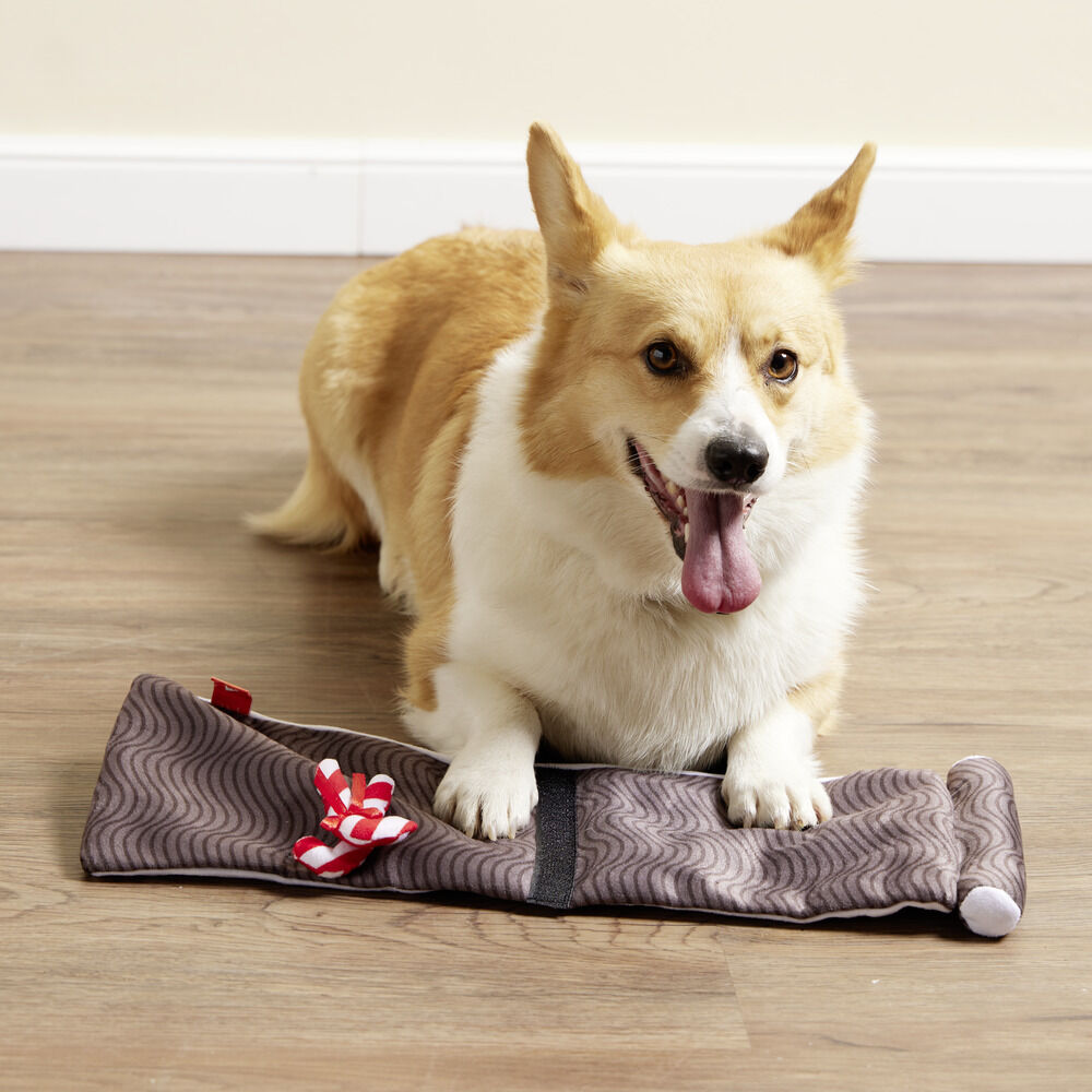 Tapis de fouille pour chien avec décor No&euml;l 15x43cm