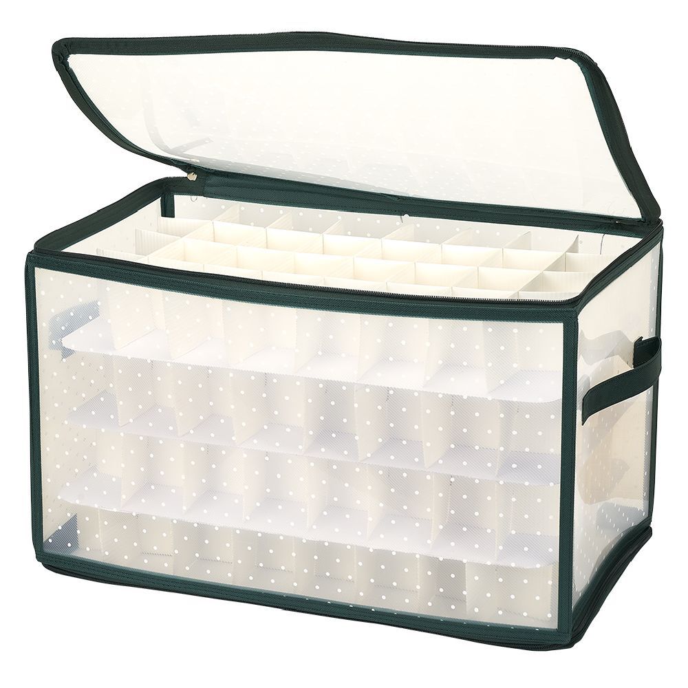 Housse de rangement pour boules de No&euml;l 128 emplacements