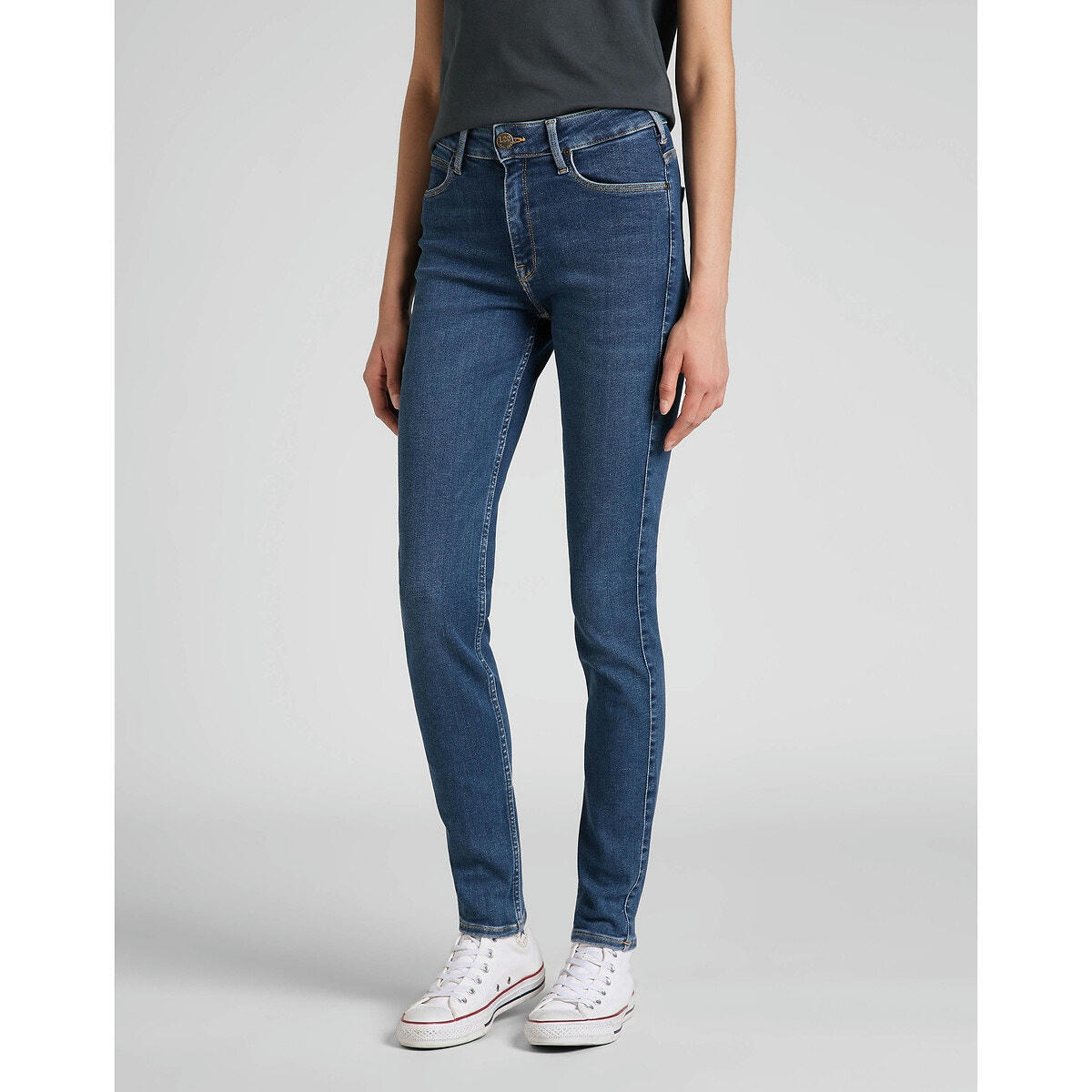 Jean skinny Foreverfit, taille haute