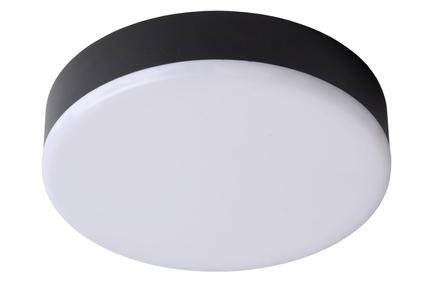 Plafon CERES okrągły czarno-biały LED 1x30W 21,5cm 2481lm IP66 Lucide