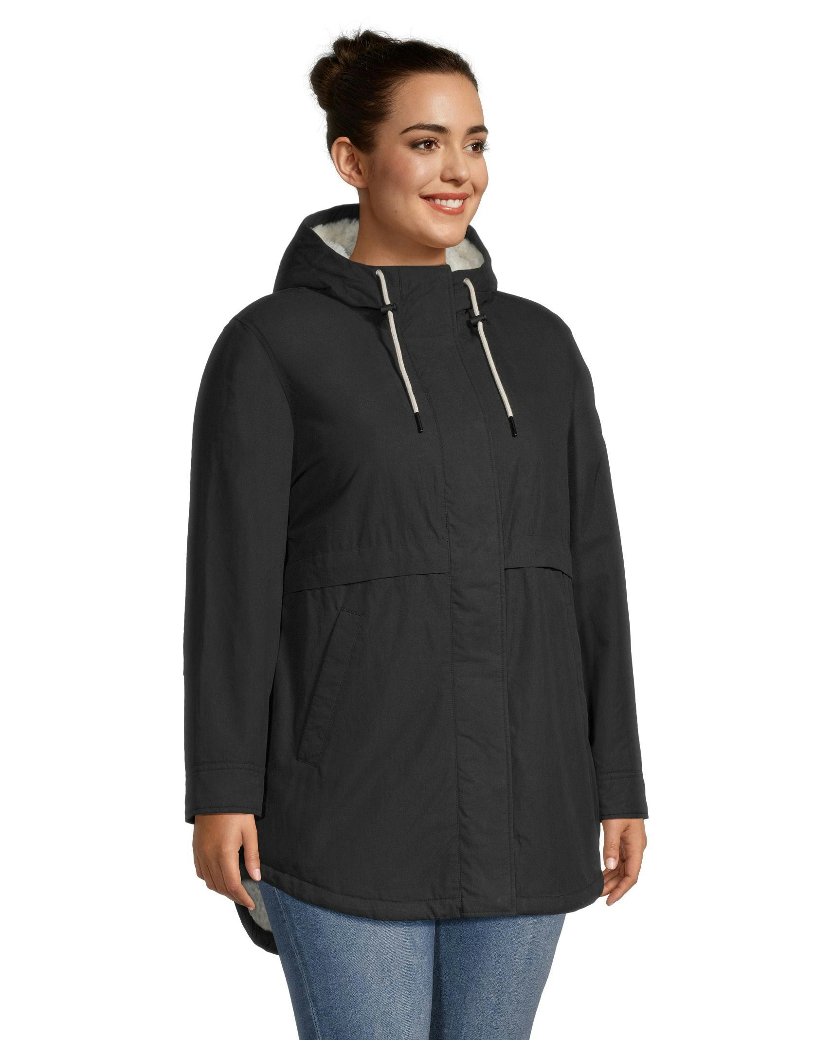 Denver Hayes Women's Sherpa Lined Casual Jacket