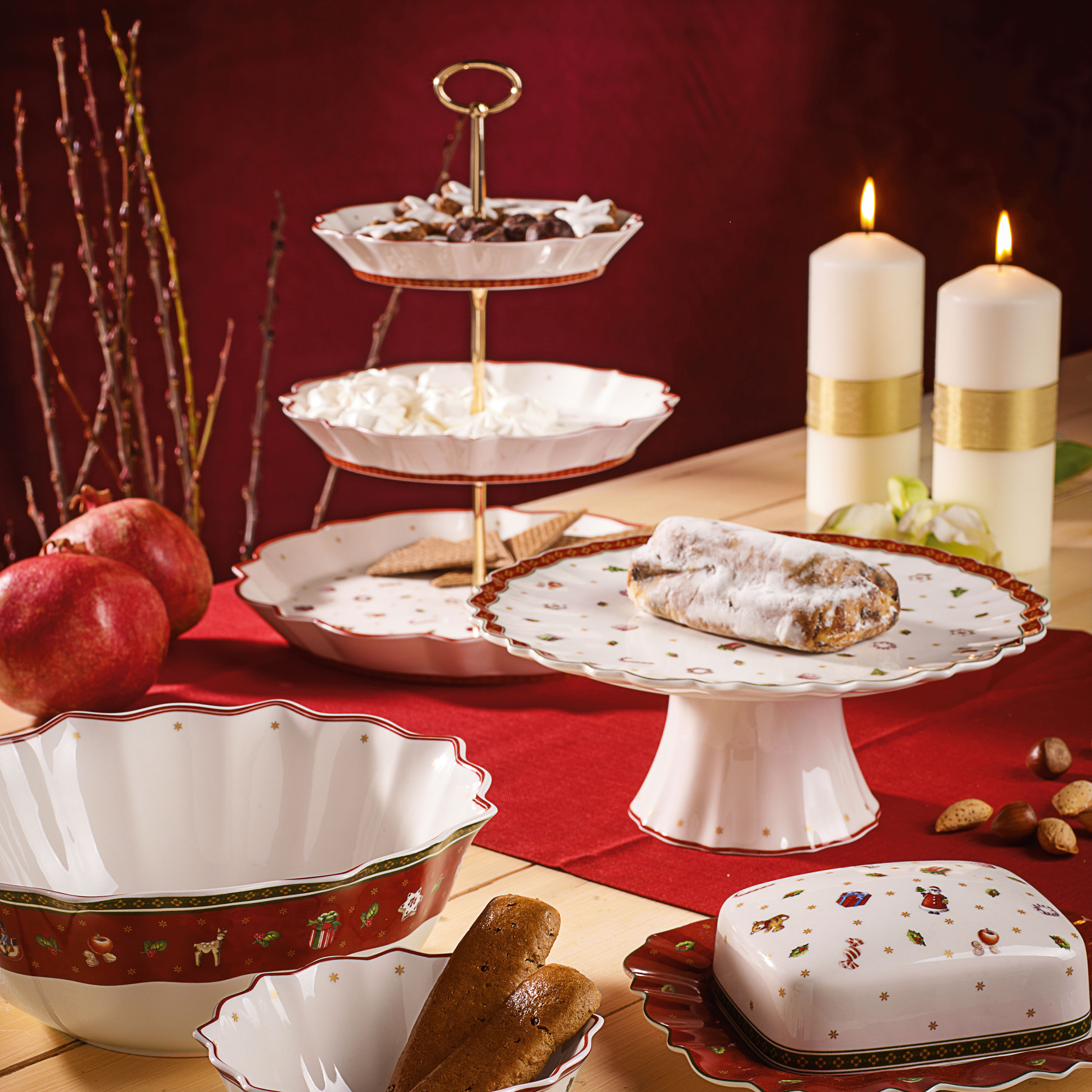 Toy's Delight 3 Tier Stand - Red