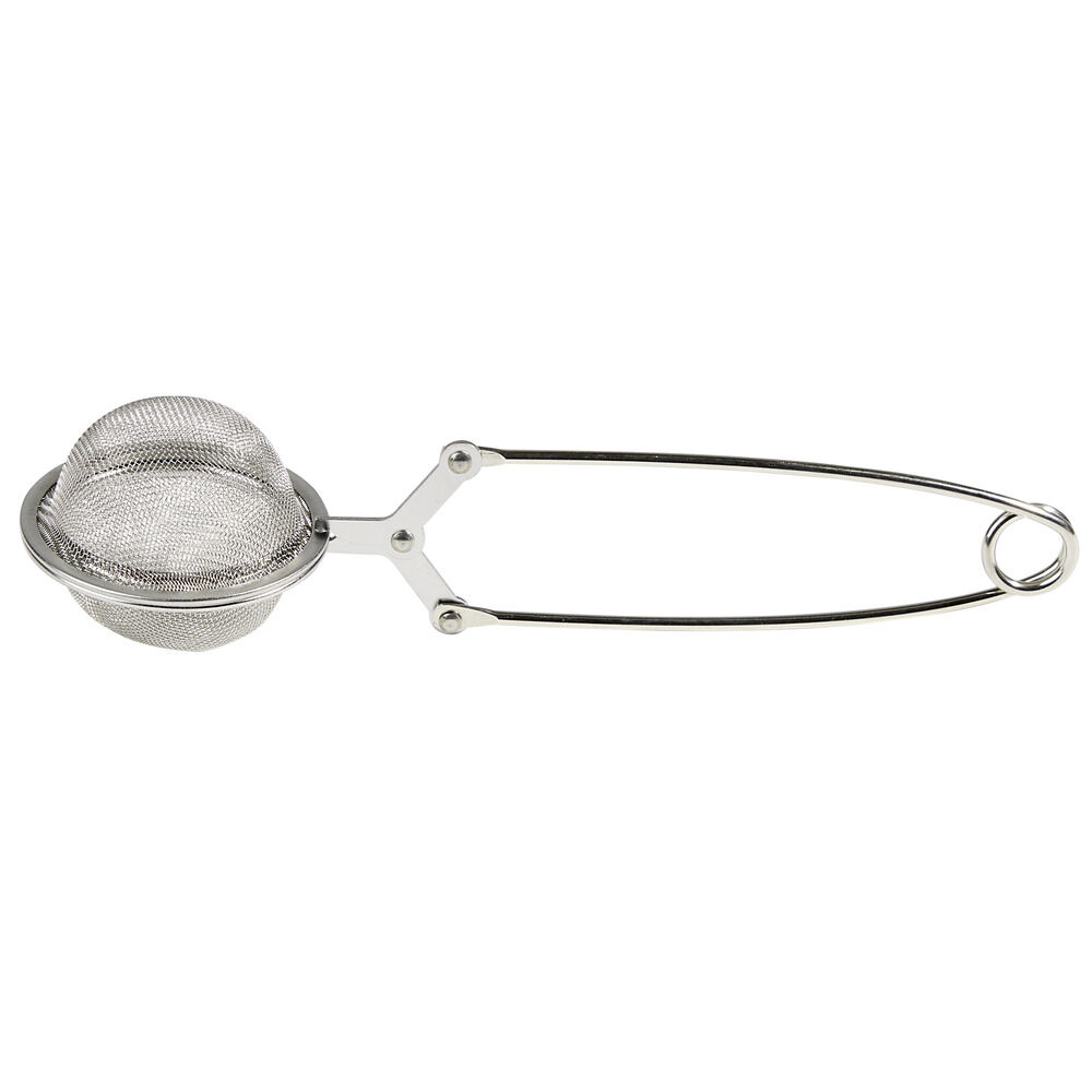 Pince à thé forme boule acier inoxydable Ø5xH16cm