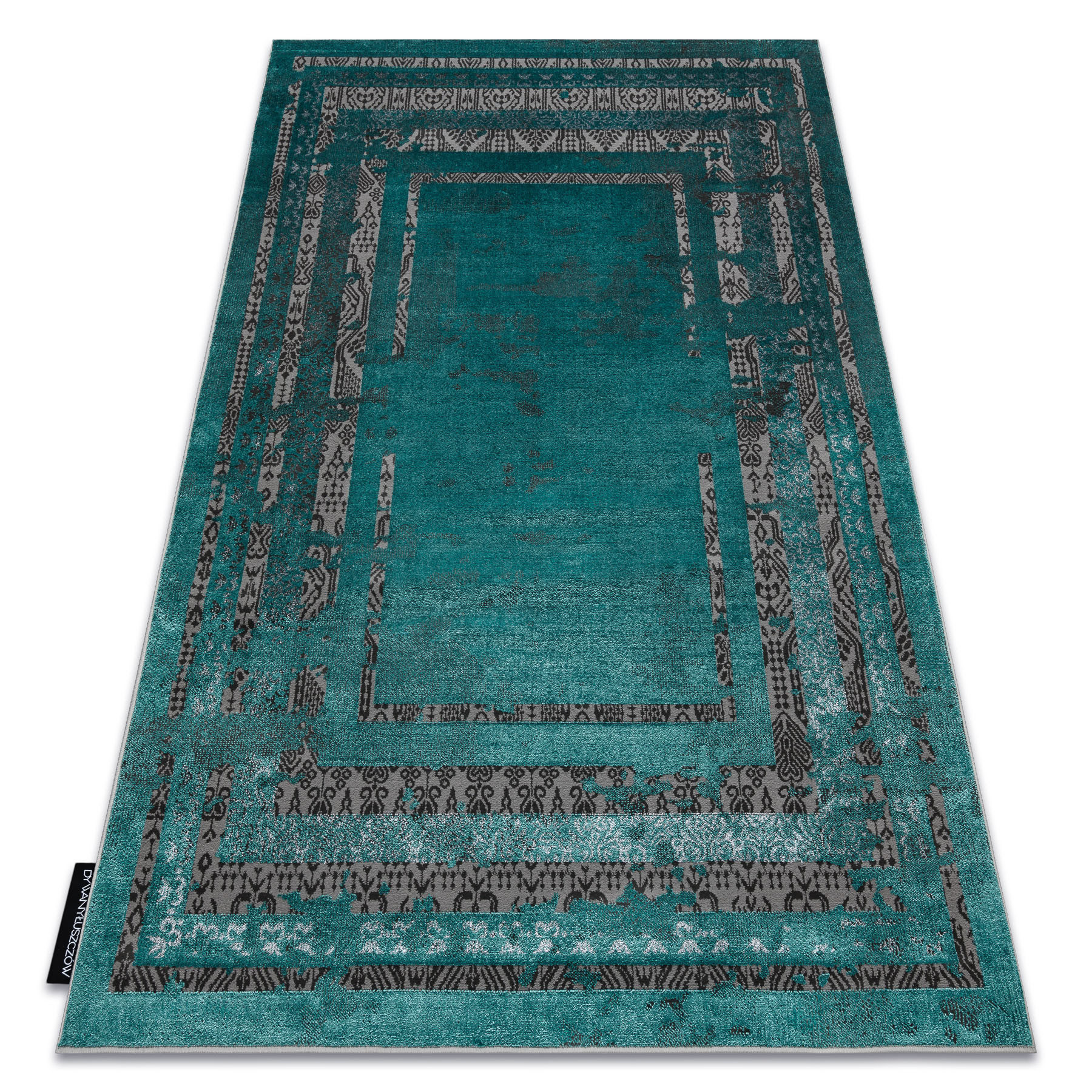 Dywan DE LUXE nowoczesny 1516 Ramka vintage przecierany - 140x190 cm