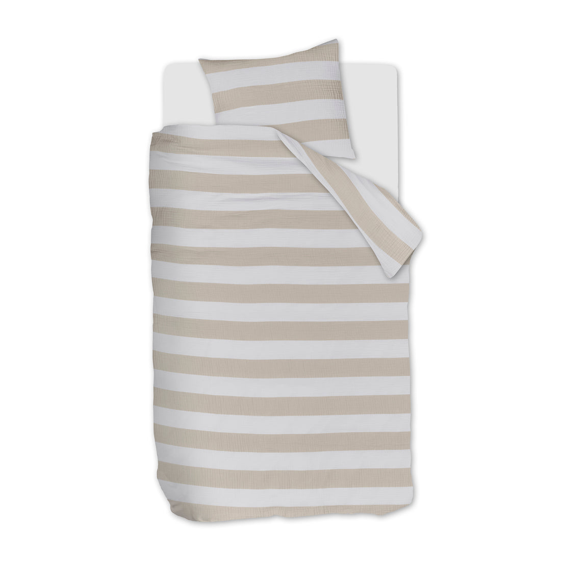Riviera Maison - RM Striped sand 140x200 220 - Zand